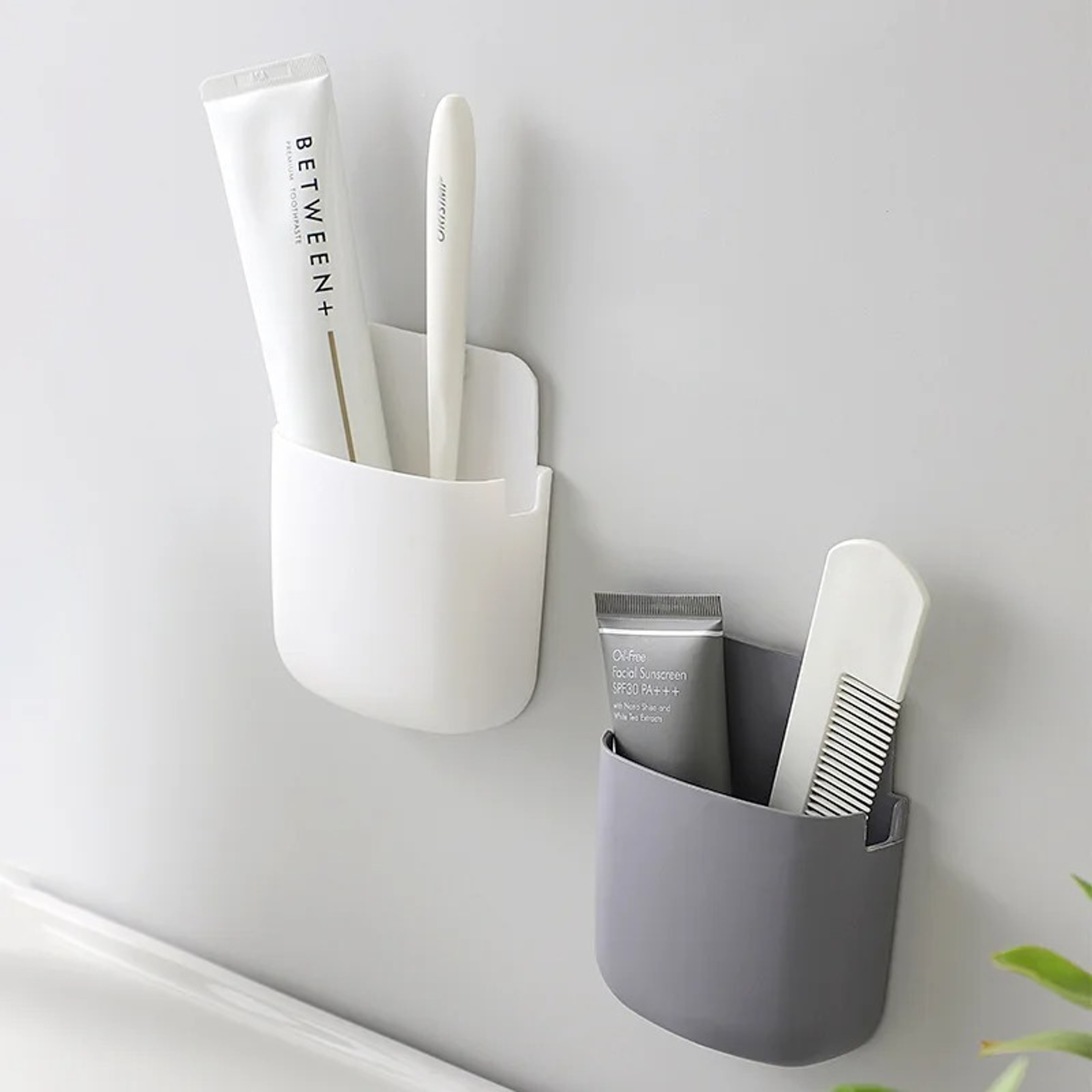 Wall Mounted Remote Control Holder and Phone Organizer Space Saving Storage Box – view 3