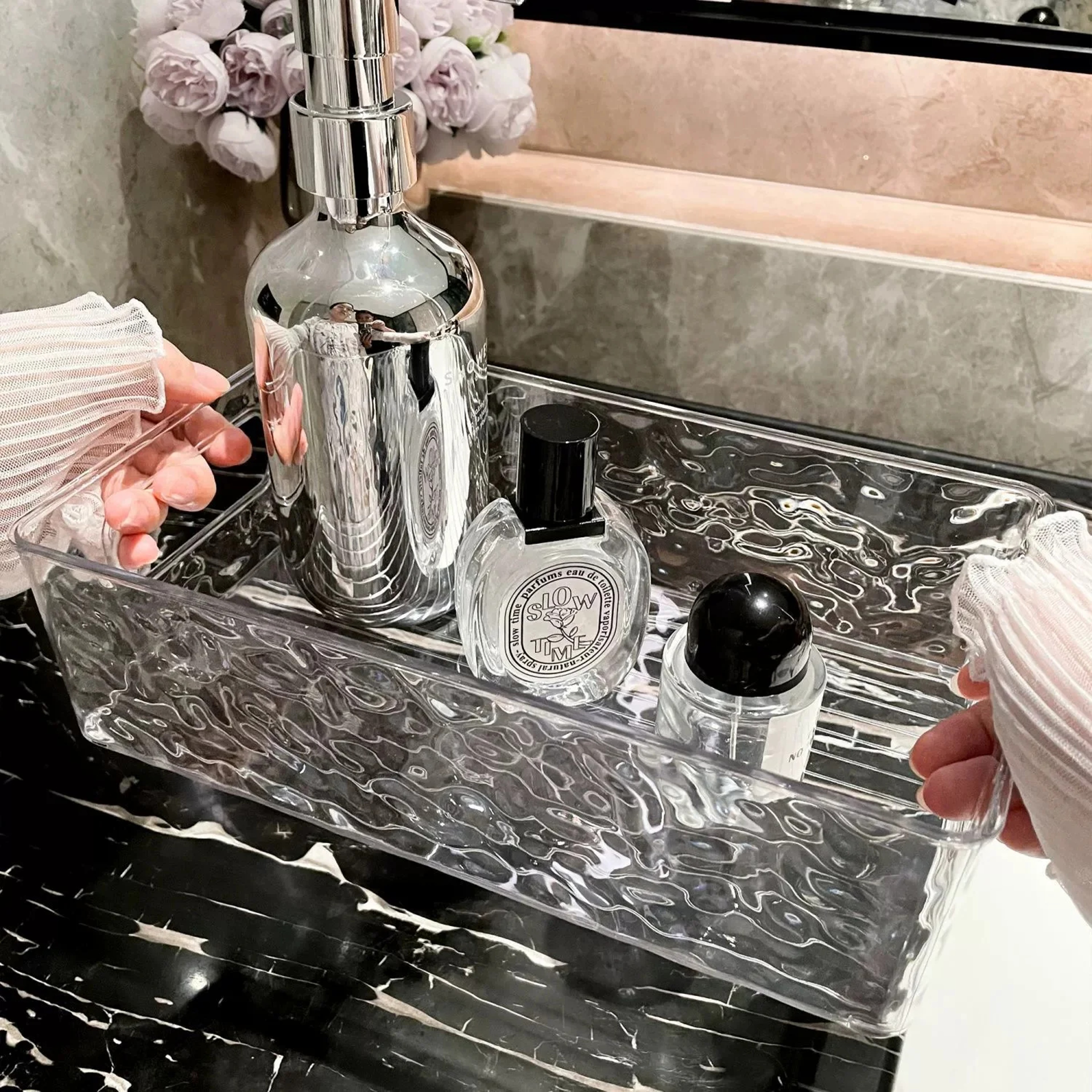 Stackable Acrylic Cosmetic Organizer Makeup Storage Box For Vanity Bathroom And Cabinets 6
