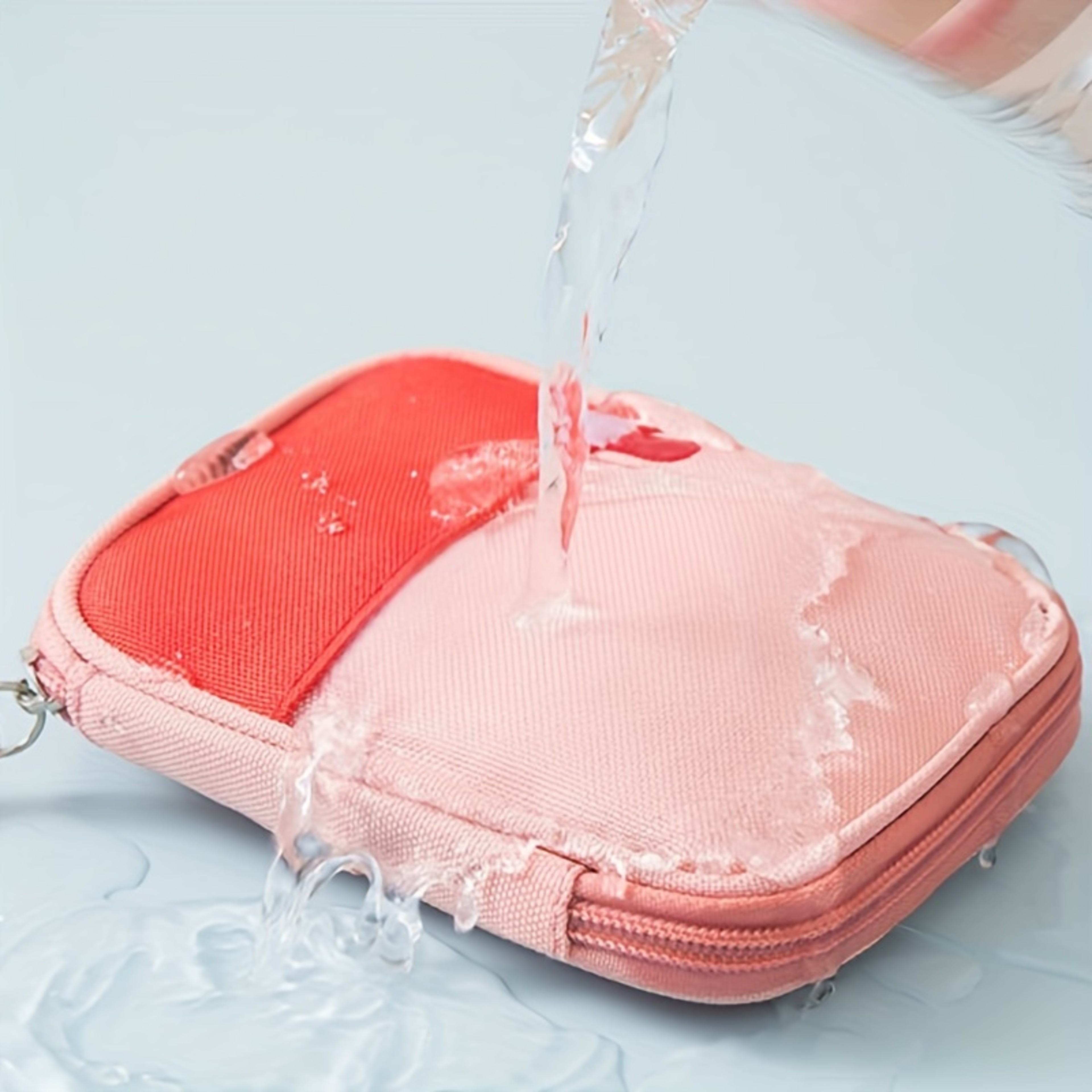 Mini Medicine Organizer Travel Medicine Bag Portable First Aid Pouch 2