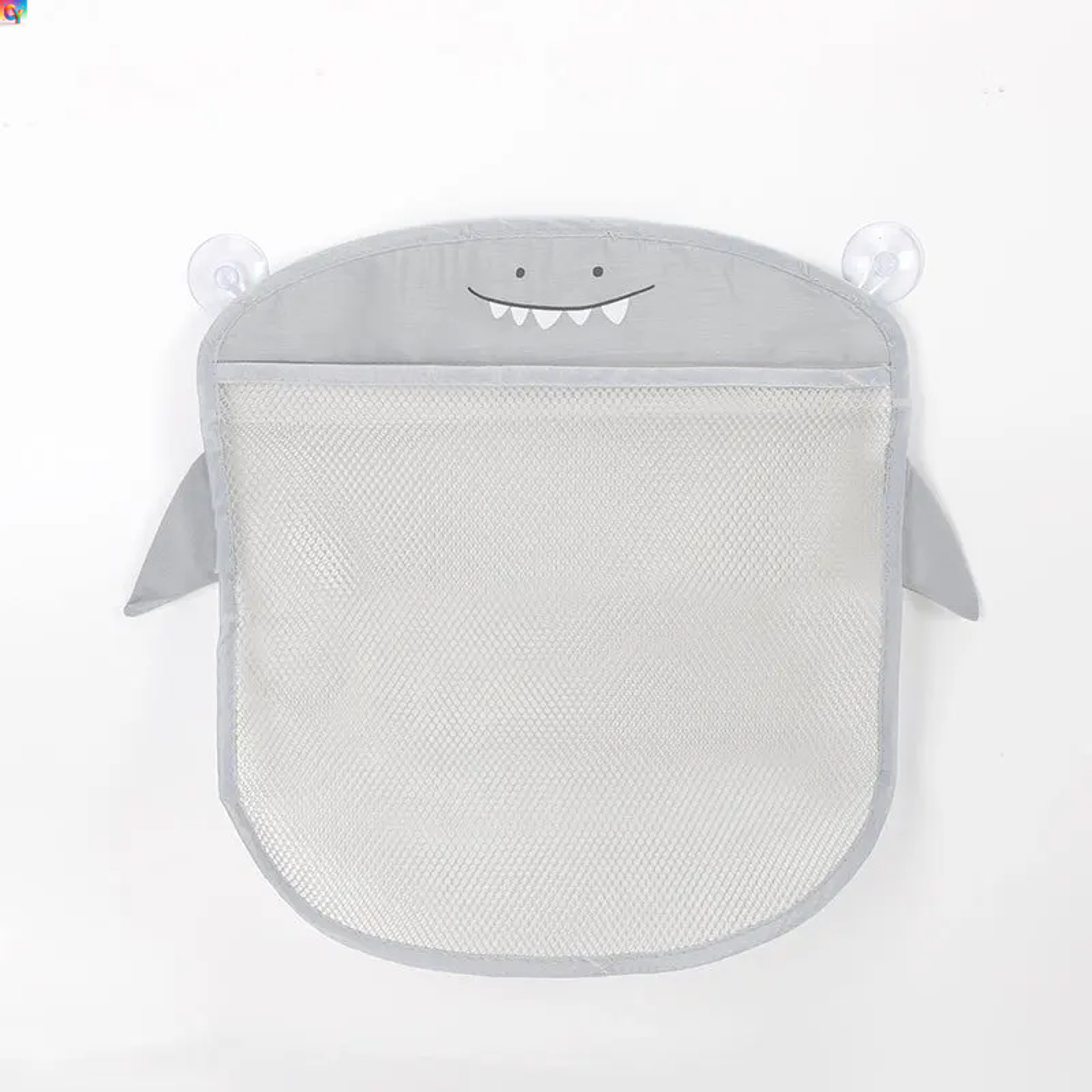 Kids Bath Toy Organizer Mesh Storage Bag With Suction Cups Quick Dry Bathroom Toy Holder 0
