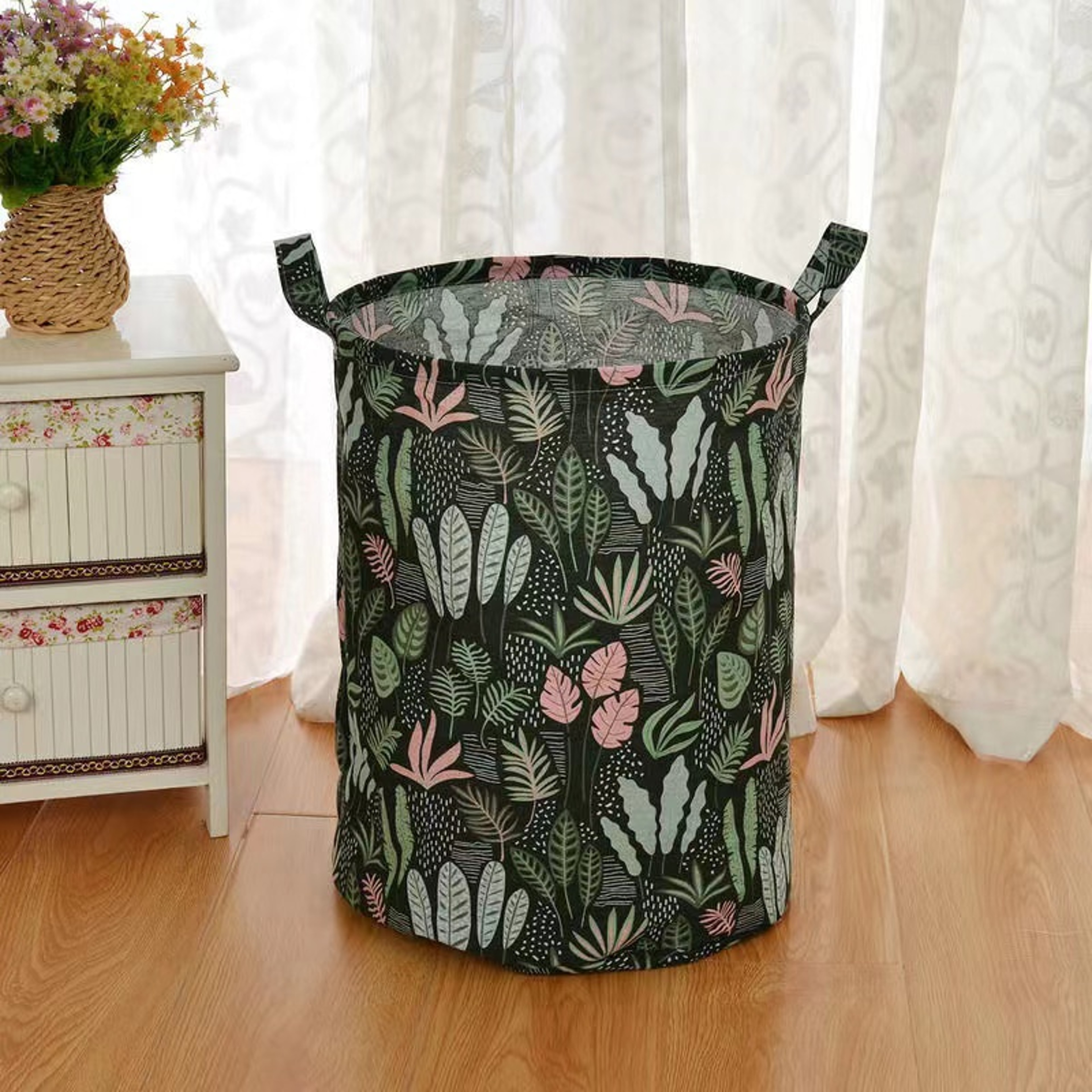 Foldable Laundry Basket Large Capacity Waterproof Laundry Hamper For Clothes Toys And Home Storage 2