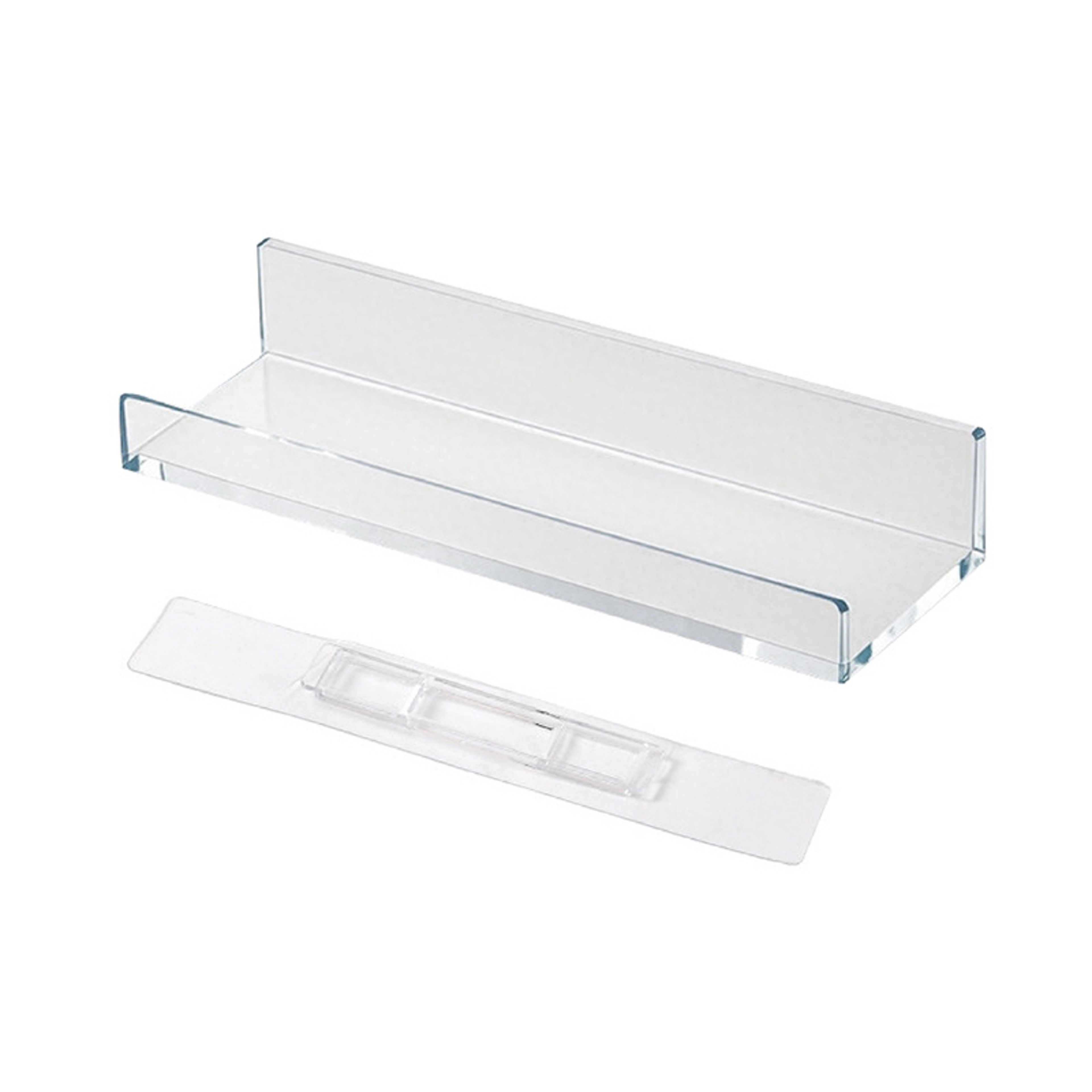 Self Adhesive Bathroom Shelf No Drill Shower Storage Rack Wall Mounted Organizer – view 8