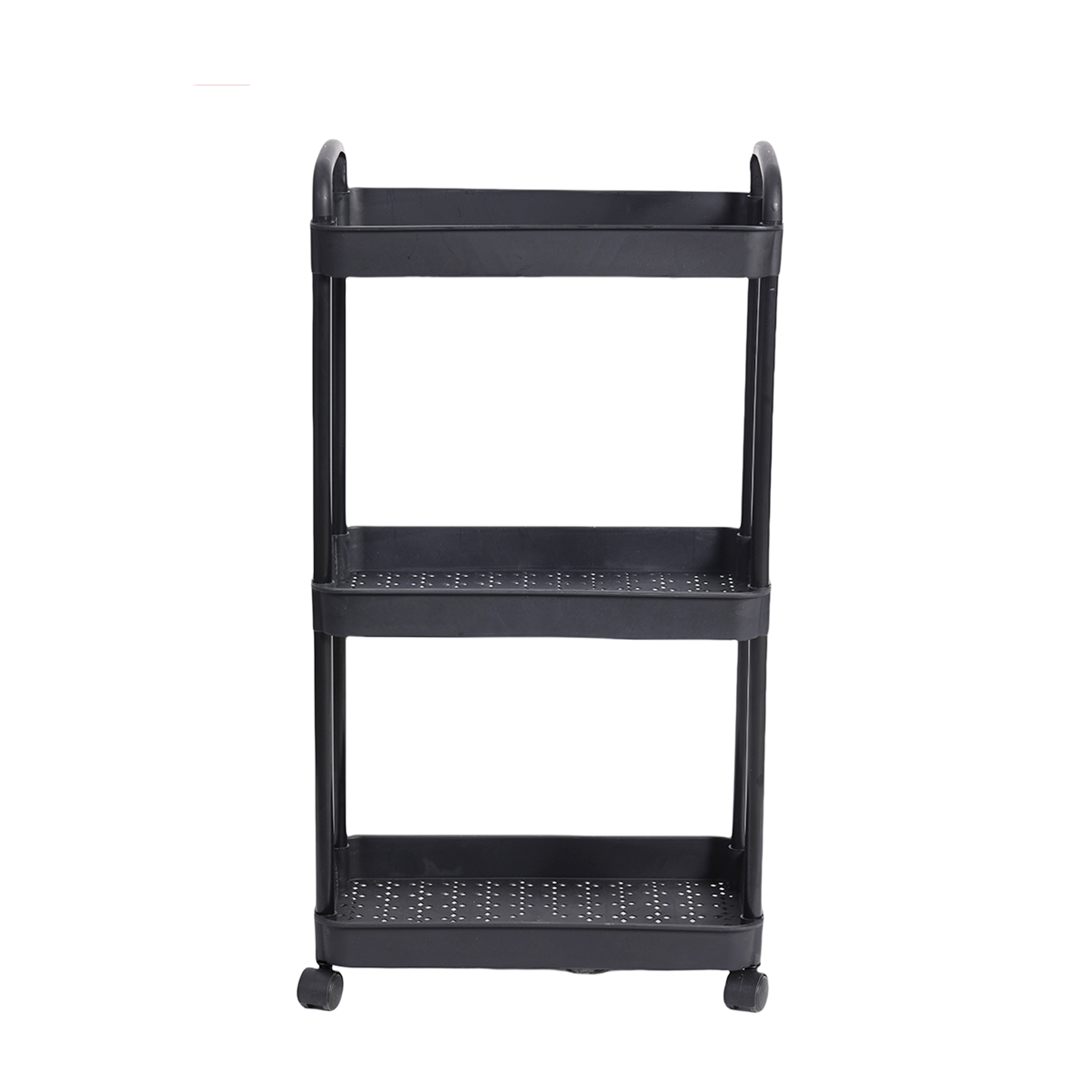 3 Or 4 Tier Rolling Storage Cart With Lockable Wheels And Spacious Shelves 7