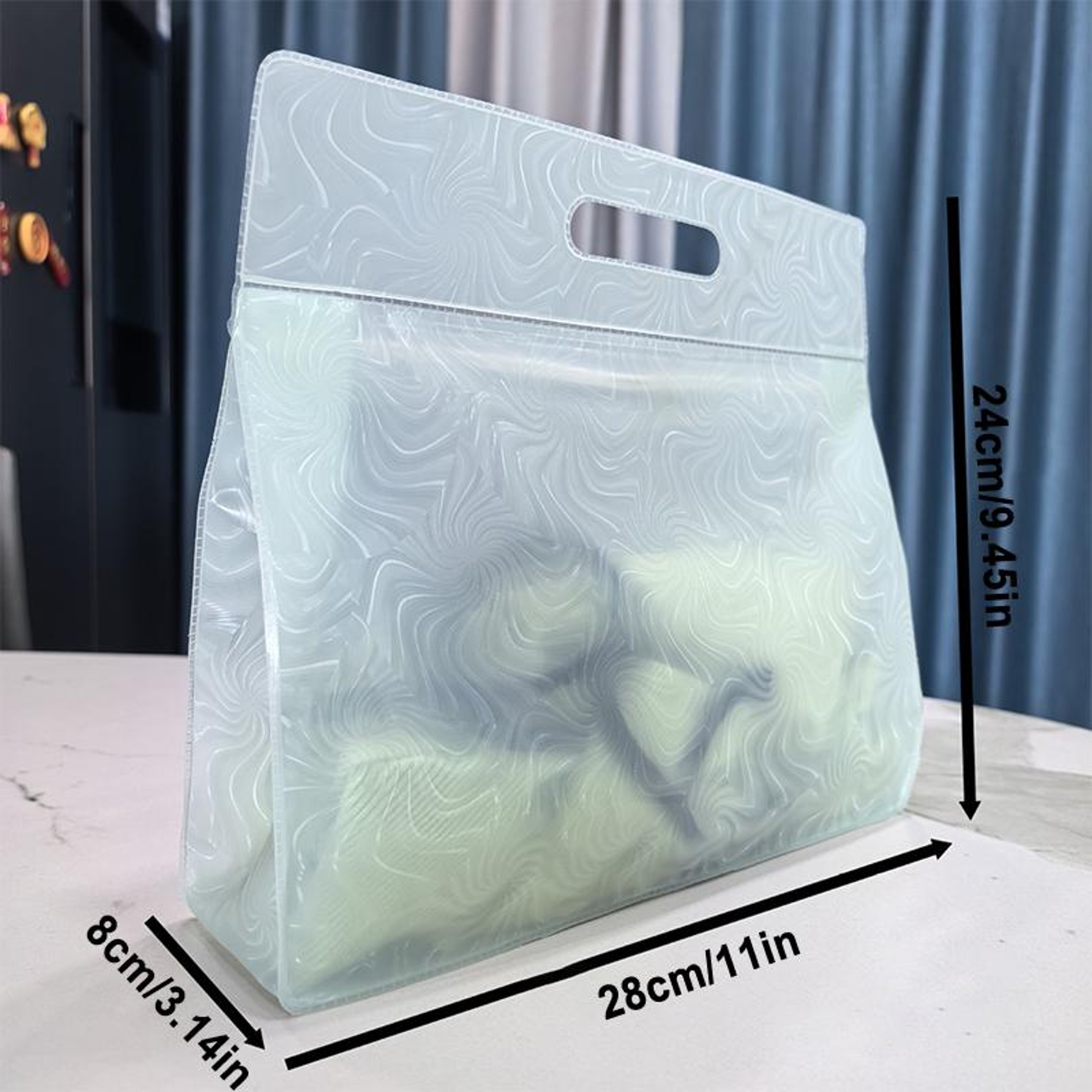 EVA Waterproof Swim Bag With Wet Dry Separation Zipper Organizer For Pool Beach And Travel 5