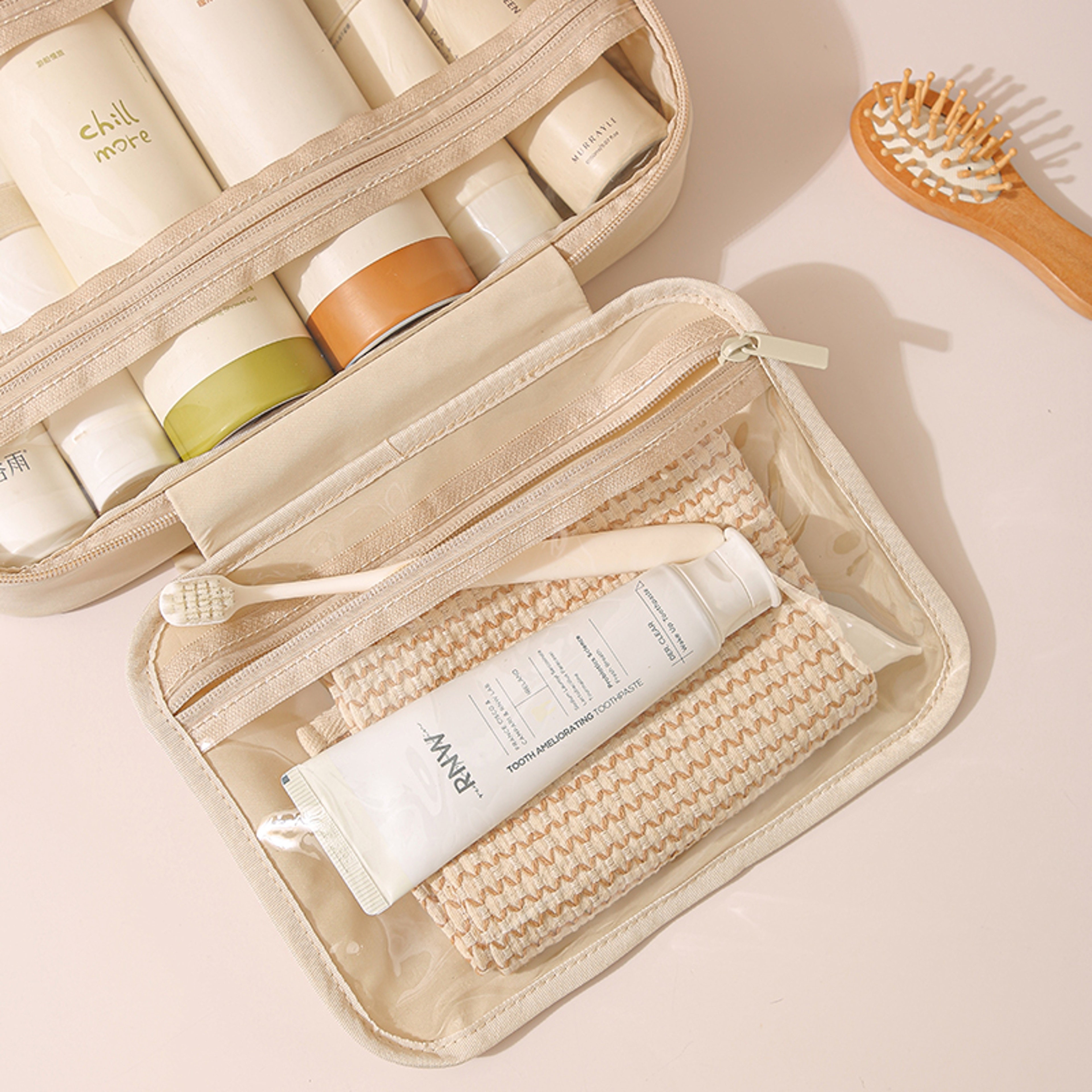 Hanging Travel Toiletry Bag for Women Large Capacity Makeup Organizer – view 6