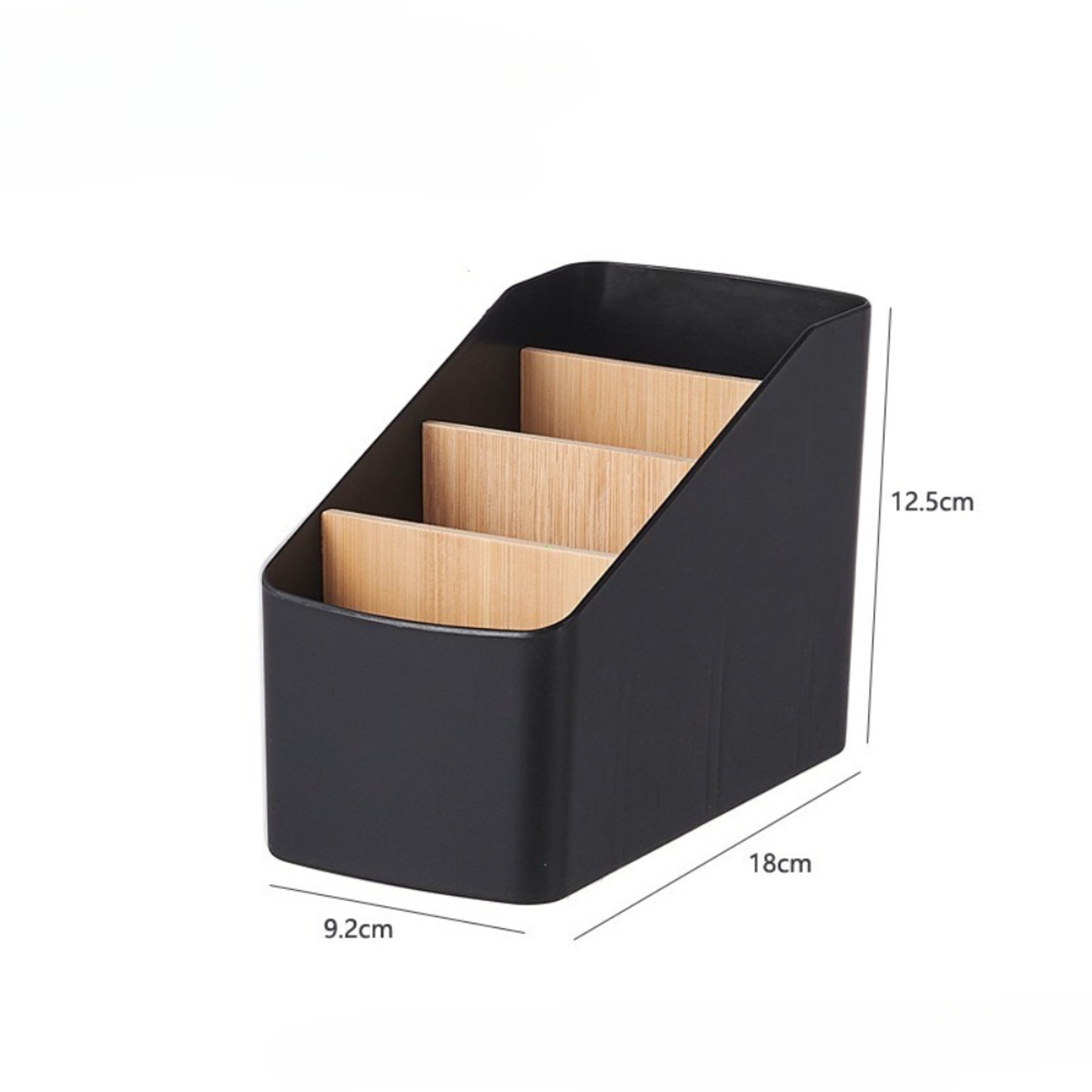 Wooden Remote Control Holder Multipurpose Desktop Organizer Storage Box 3