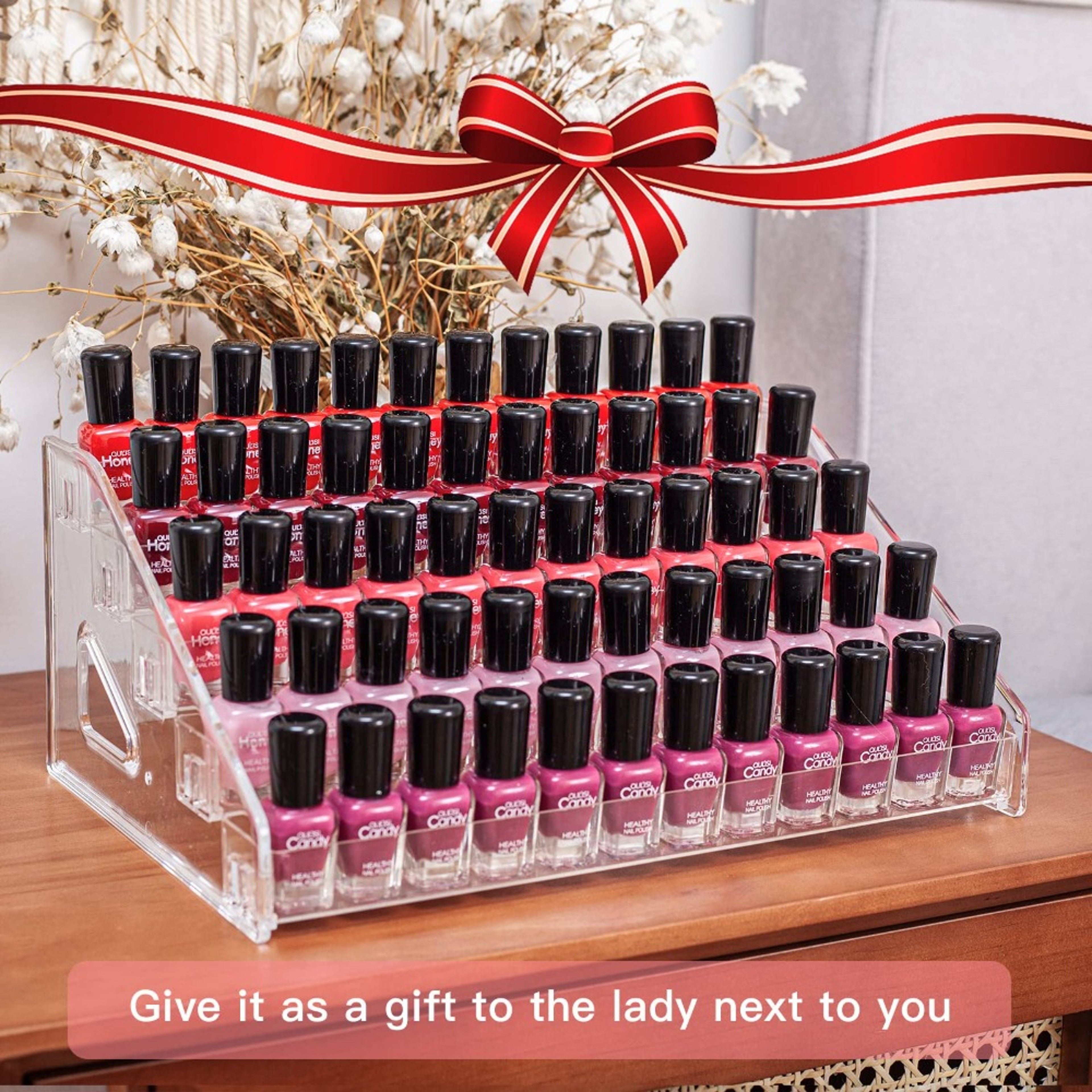 5 Tier Nail Polish Organizer and Sunglasses Display Rack – view 6