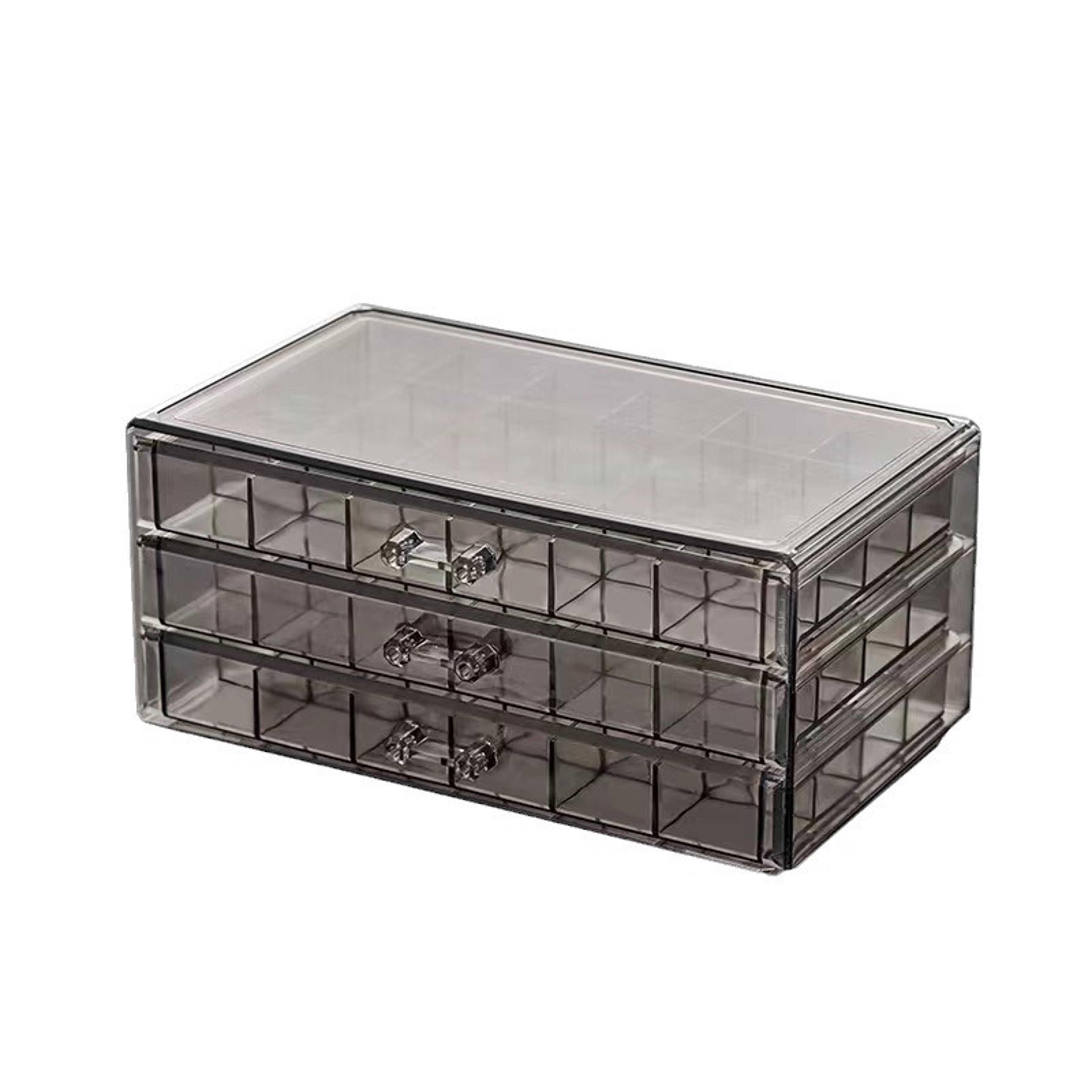 Clear Acrylic Jewelry Organizer With Drawers For Rings Earrings And Necklaces 6