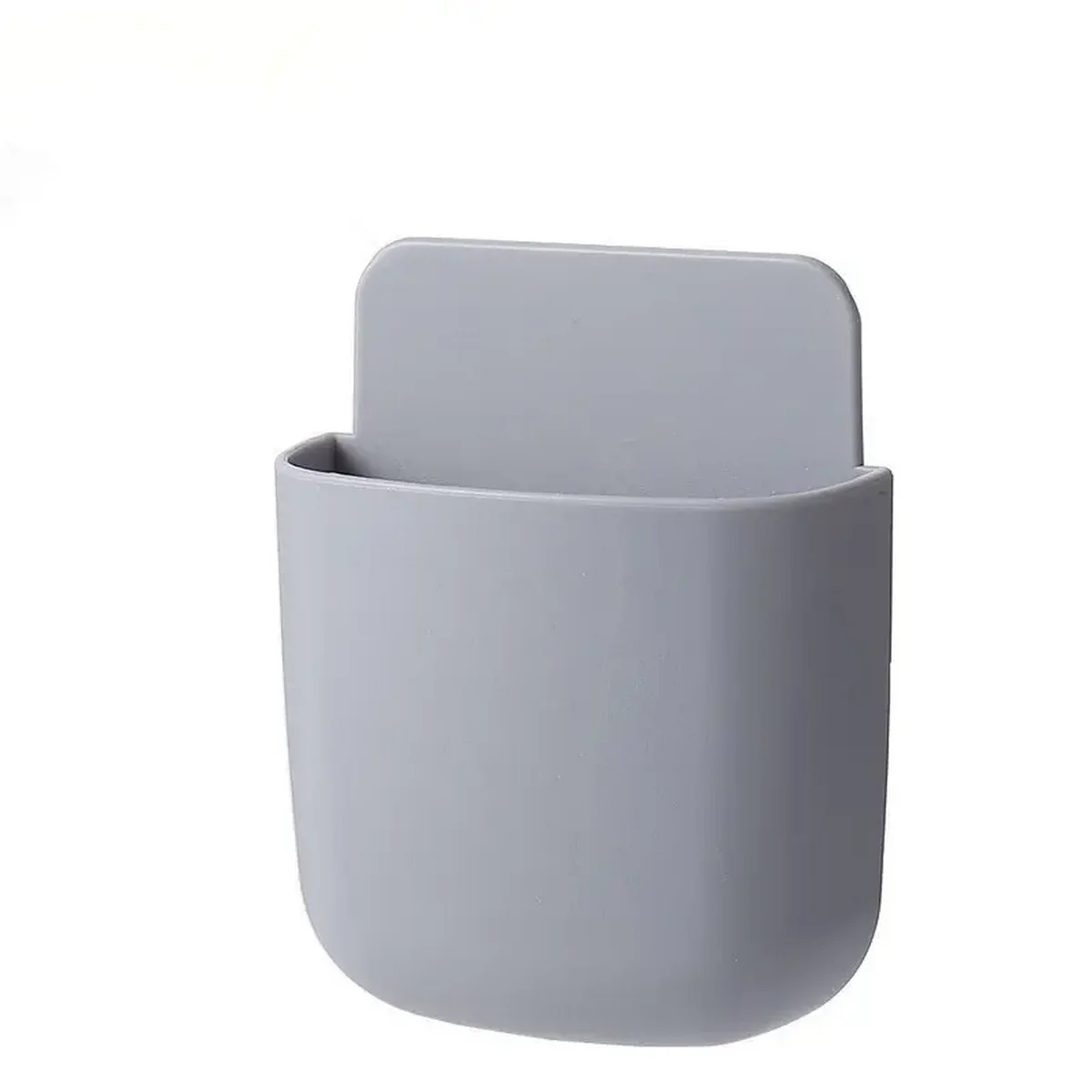 Wall Mounted Phone Holder And Remote Control Organizer Adhesive Storage Rack 10