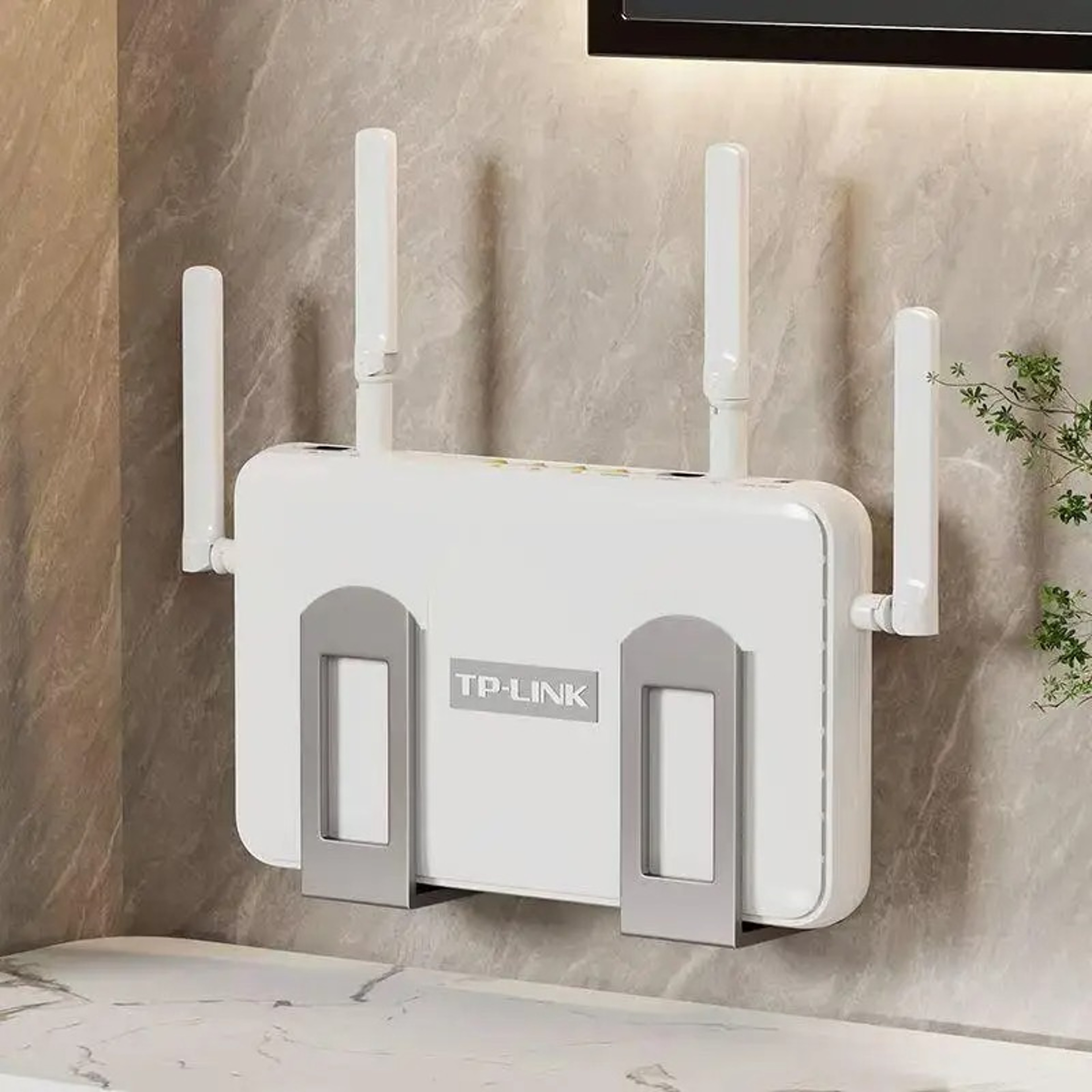 Adjustable Wall Mounted Router Holder And Cable Management Shelf 2 Pack 2
