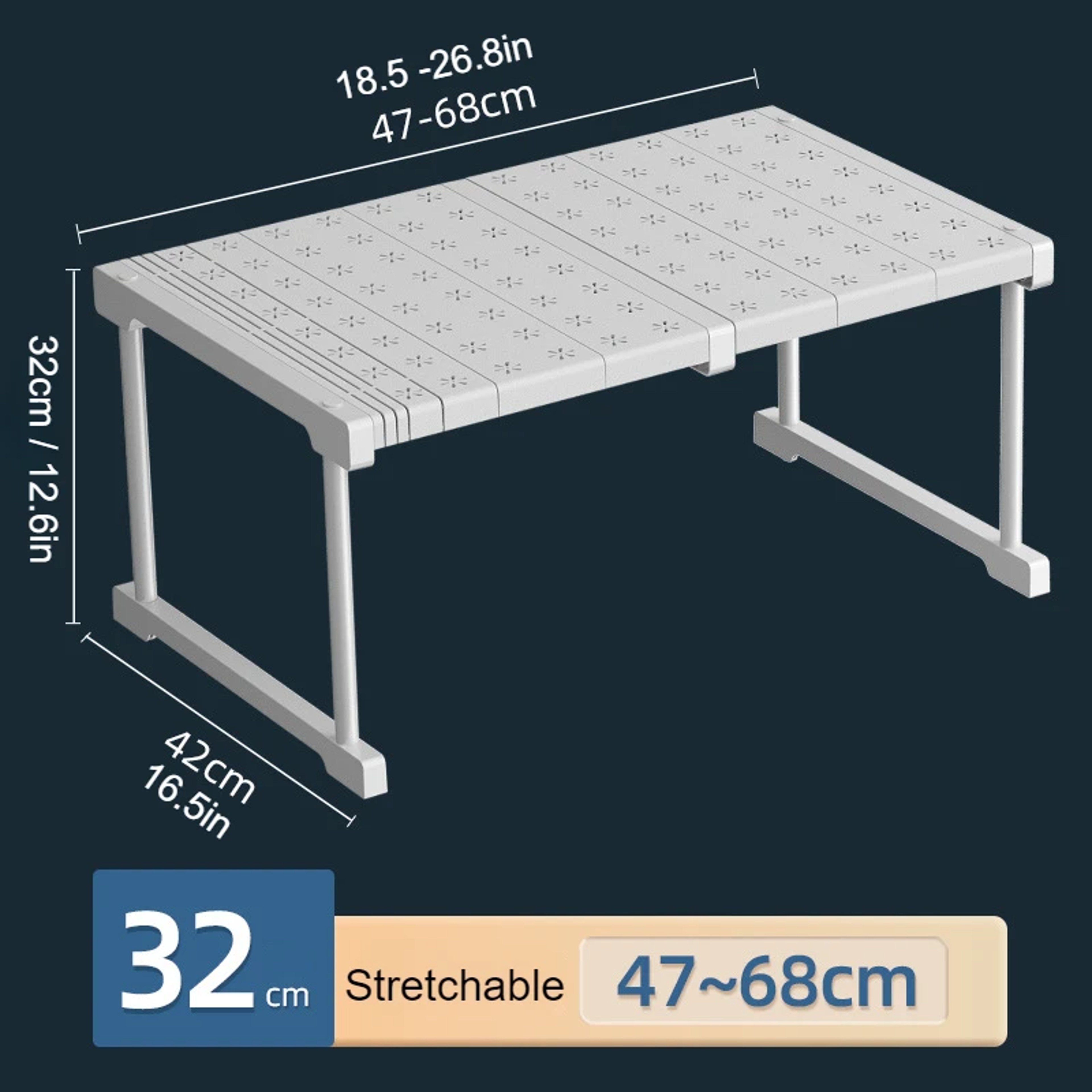 Adjustable Closet Shelf Stackable Wardrobe Organizer And Telescopic Storage Rack 6