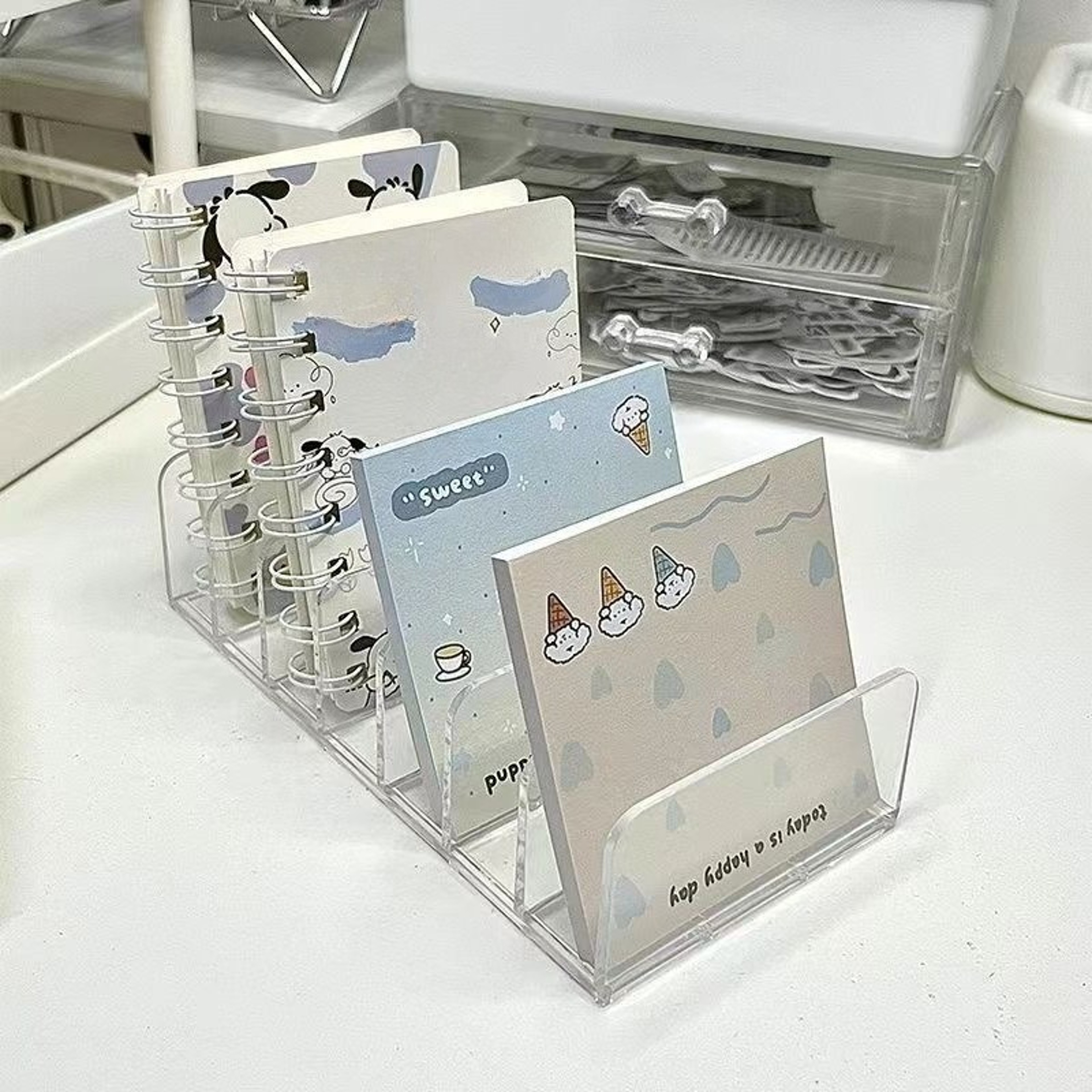 7 Compartment Makeup Organizer for Eyeshadow Palettes and Cosmetics – view 5