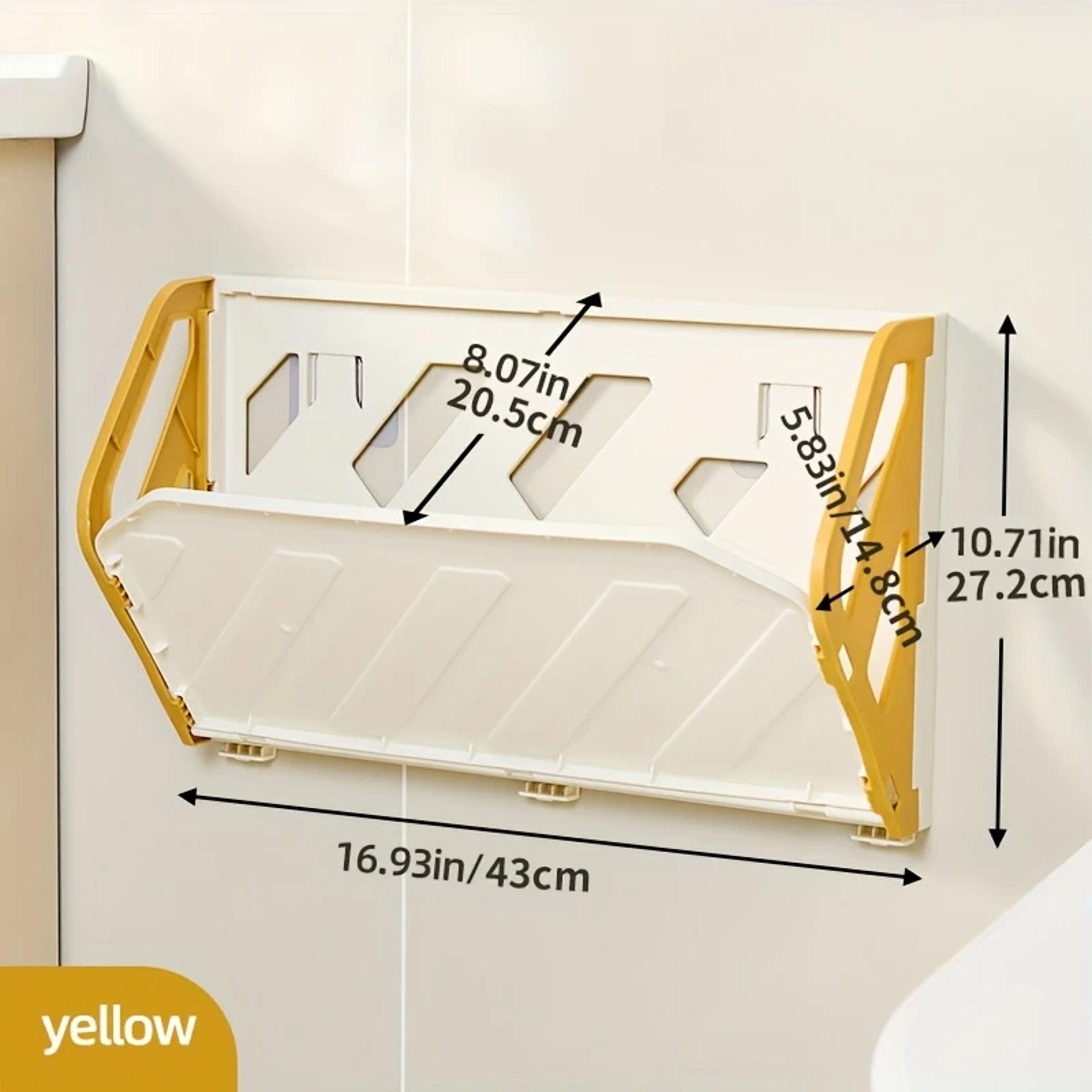 Wall Mounted Folding Shoe Rack No Drill Space Saving Shoe Organizer 7