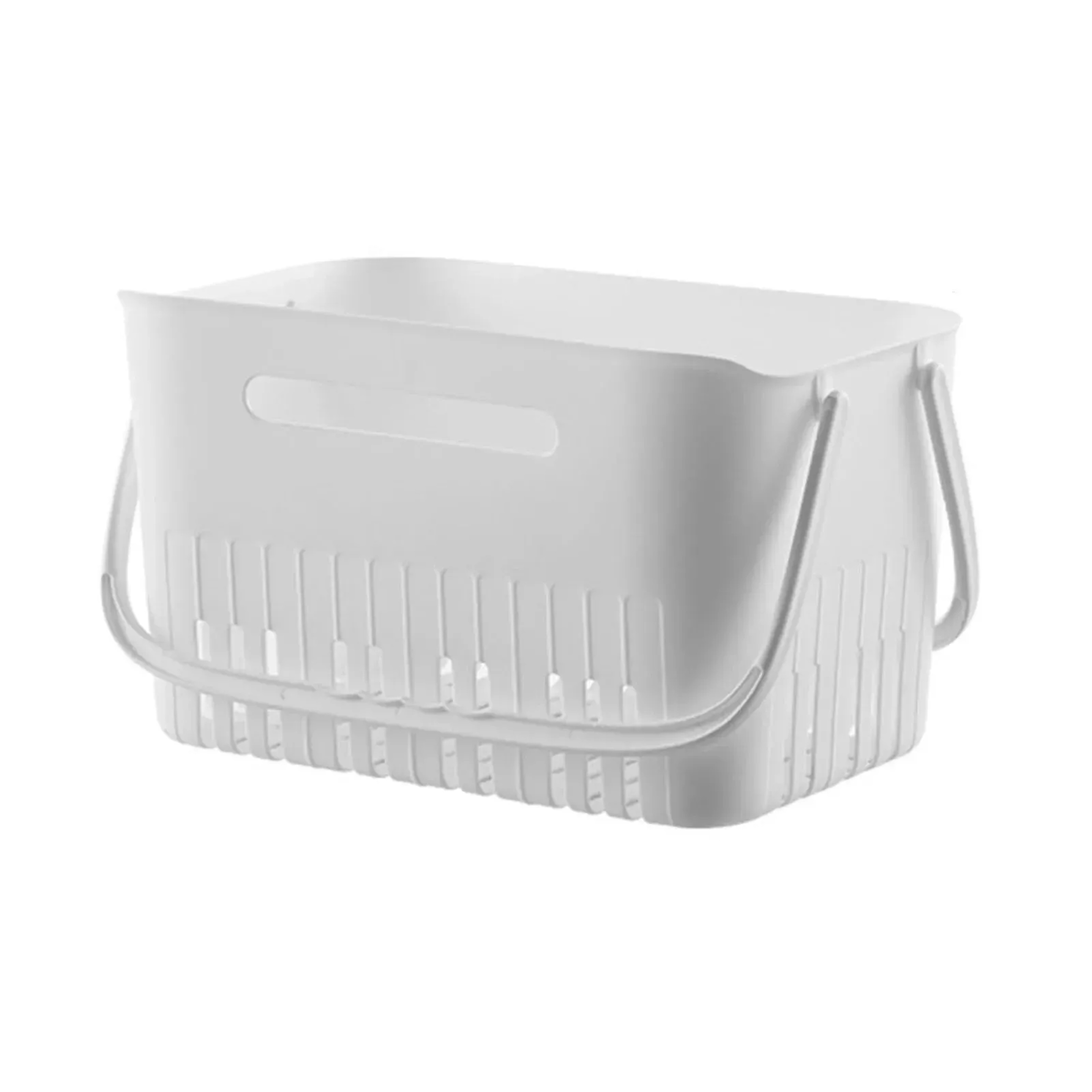 Portable Shower Caddy Stackable Plastic Storage Basket With Carry Handles 7