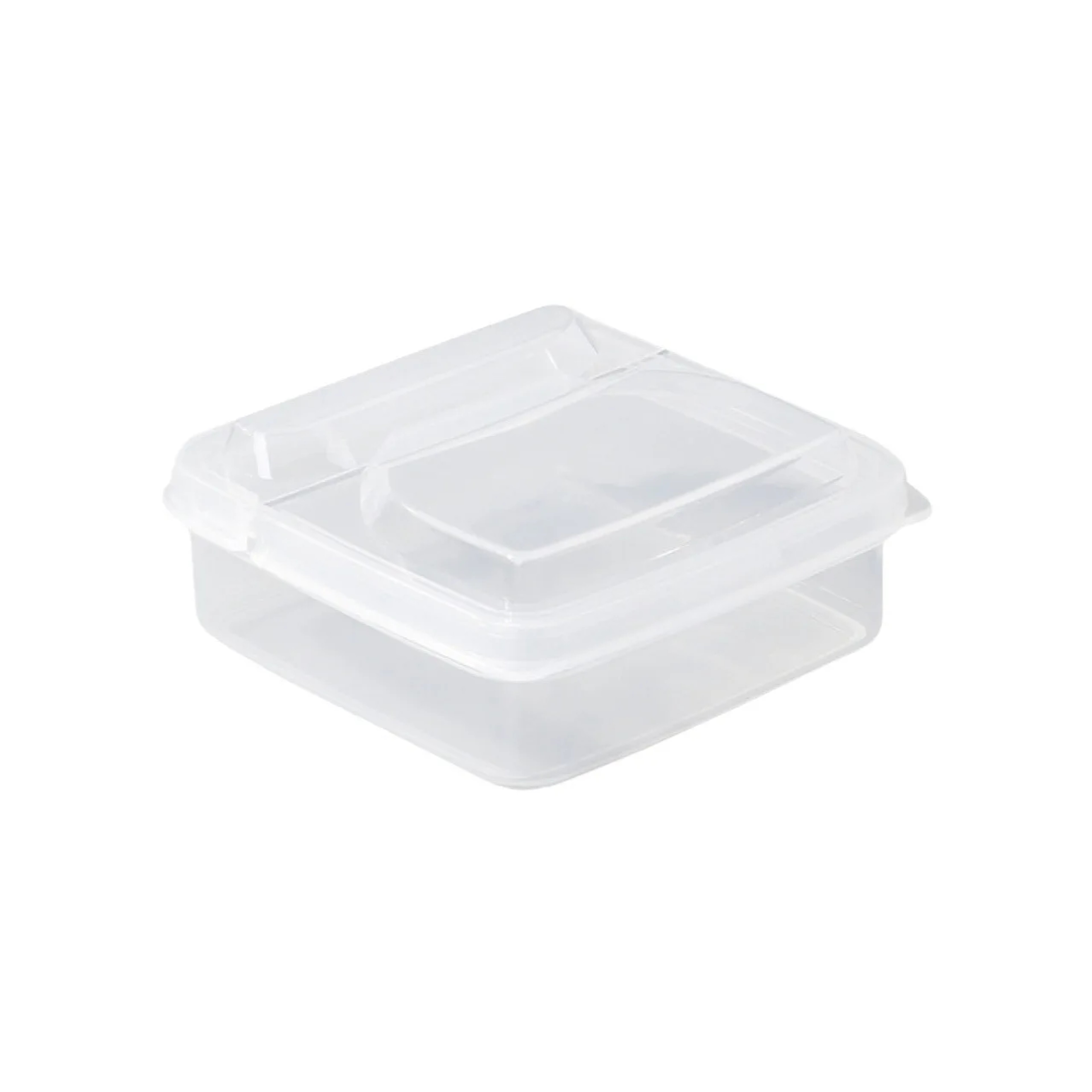 Clear Cheese Storage Container With Flip Lid For Fridge And Butter 0