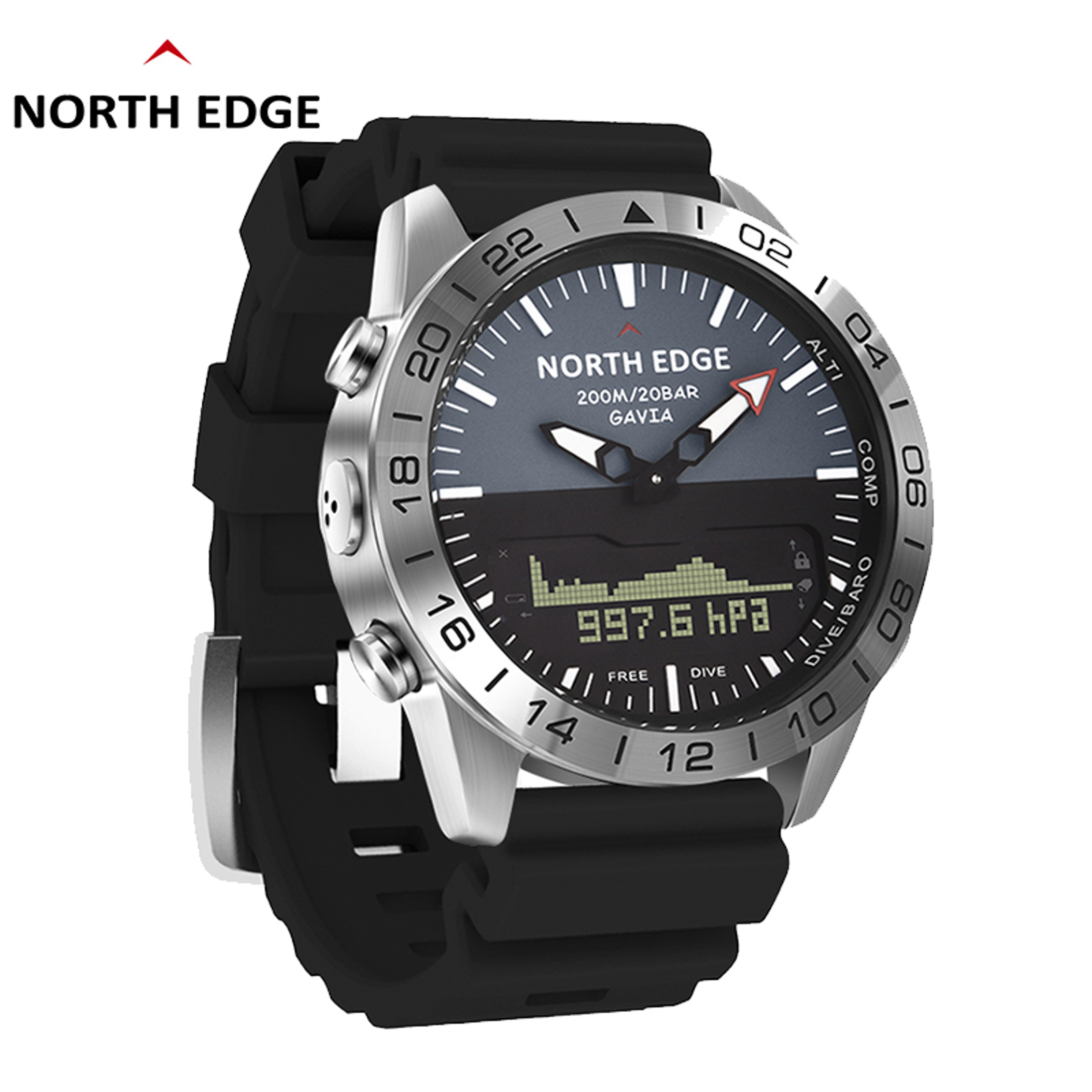 Waterproof Diving Watch With Compass Altimeter And Barometer For Men 2