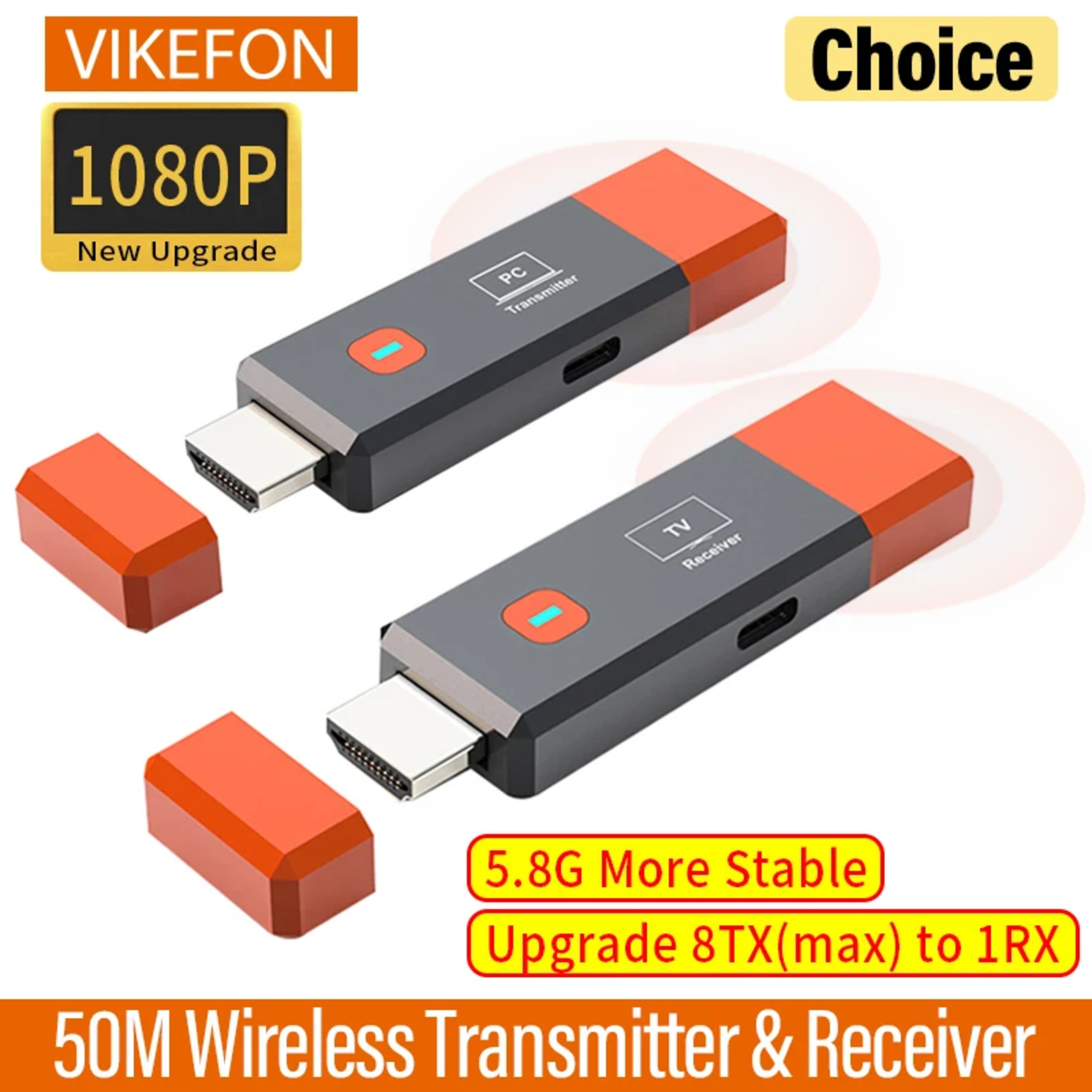 1080P Wireless HDMI Transmitter And Receiver Plug And Play HDMI Extender 0