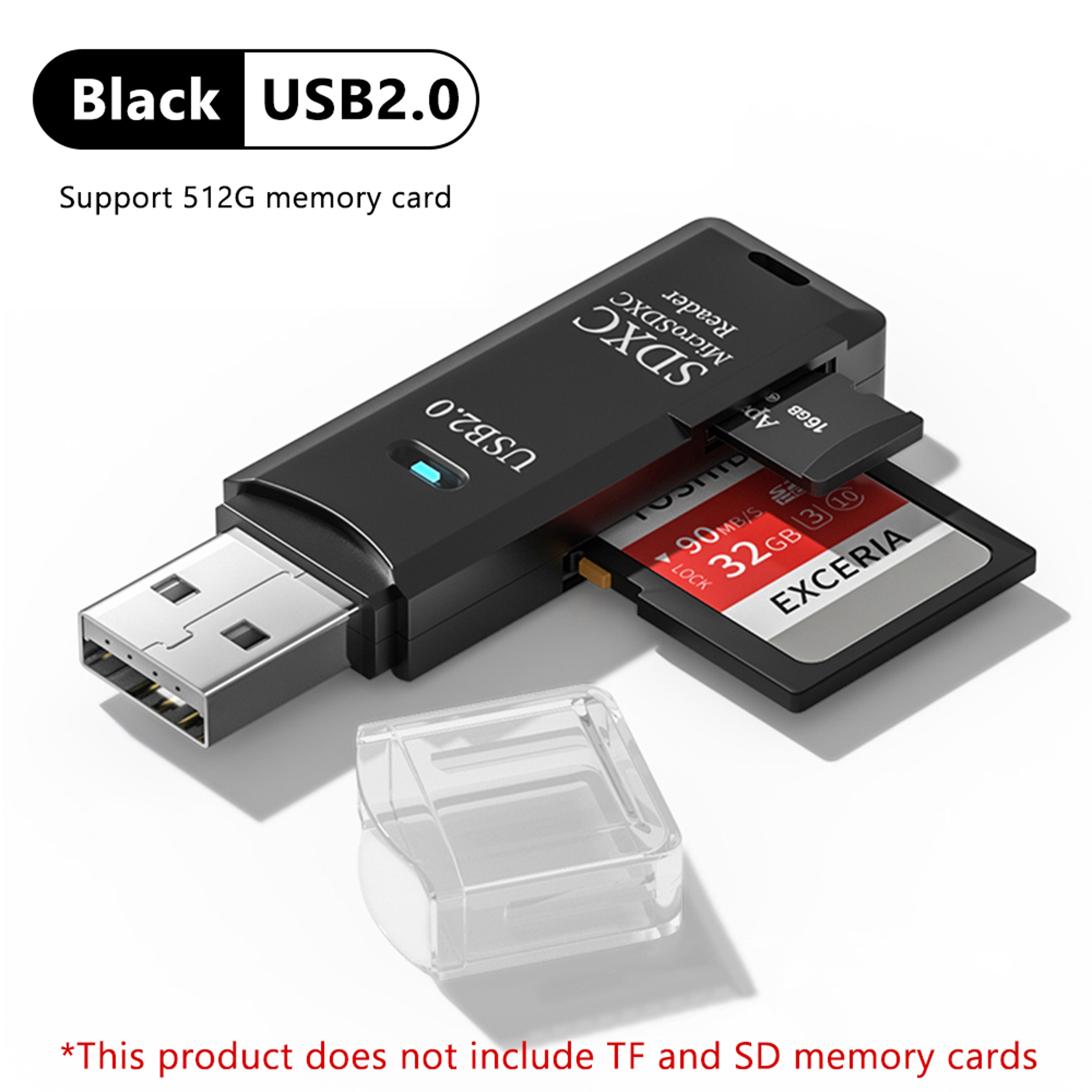 Card Reader High Speed SD And Micro SD Memory Card Adapter 7