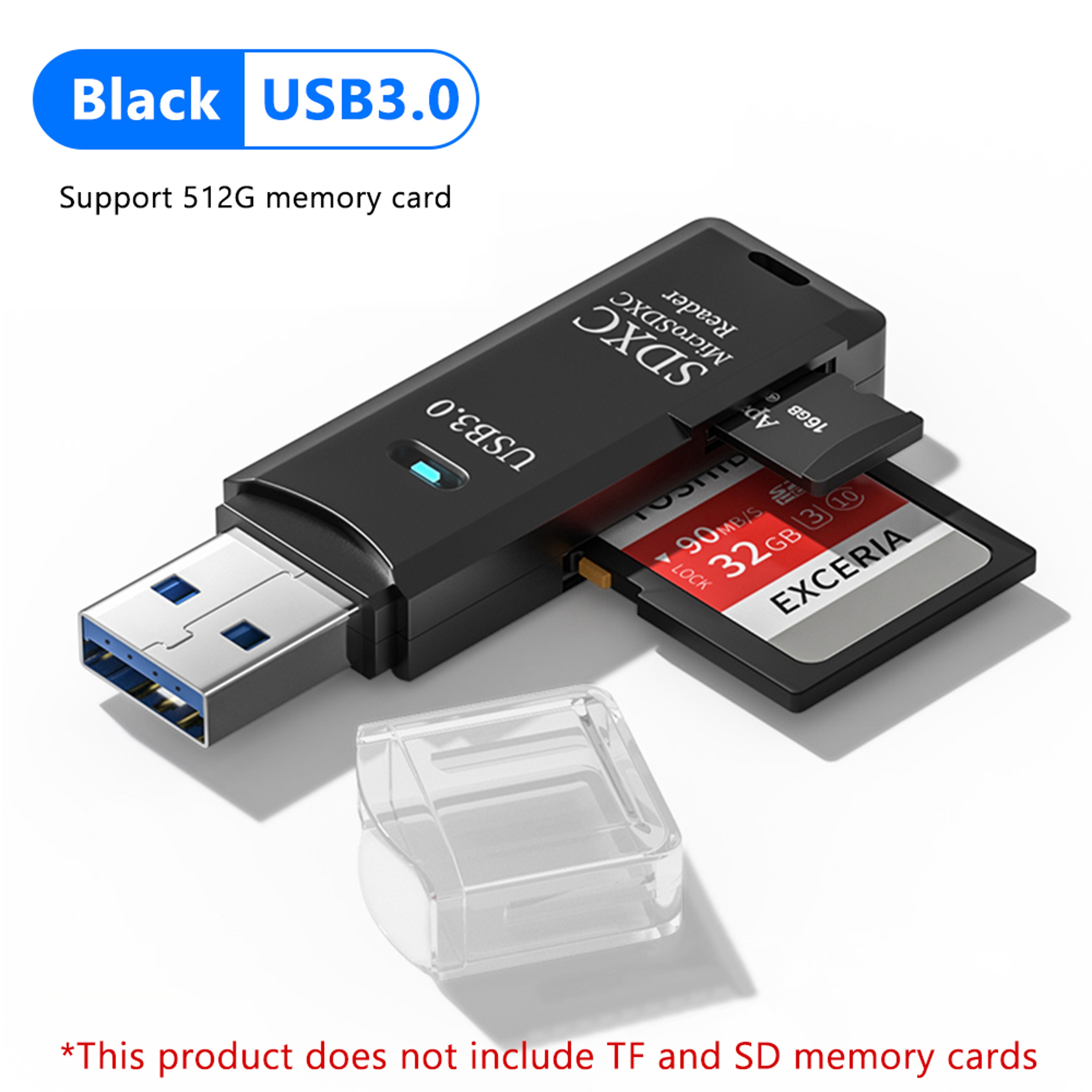 Card Reader High Speed SD And Micro SD Memory Card Adapter 9