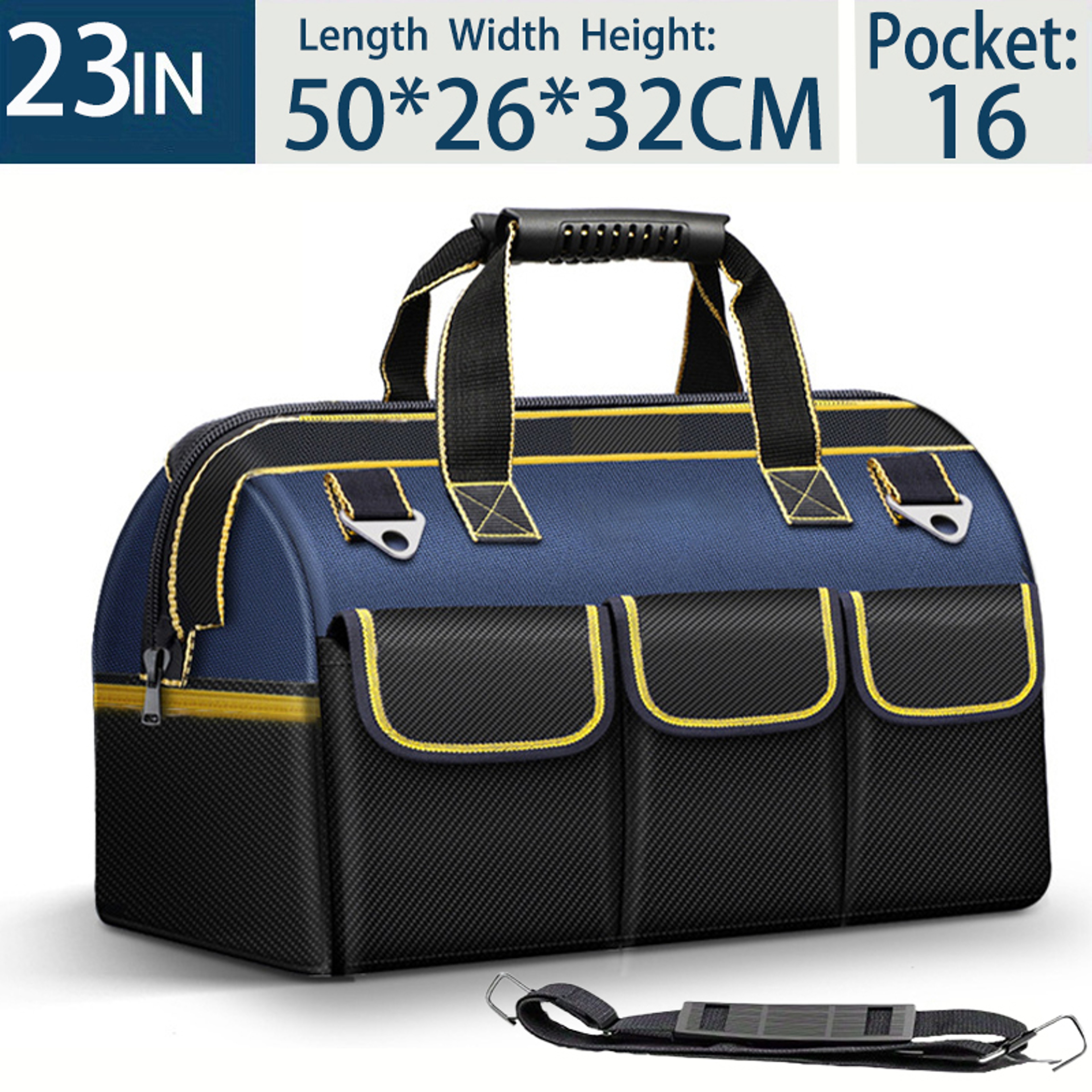 Heavy Duty Waterproof Tool Bag Large Capacity Electrician Tool Organizer – view 13