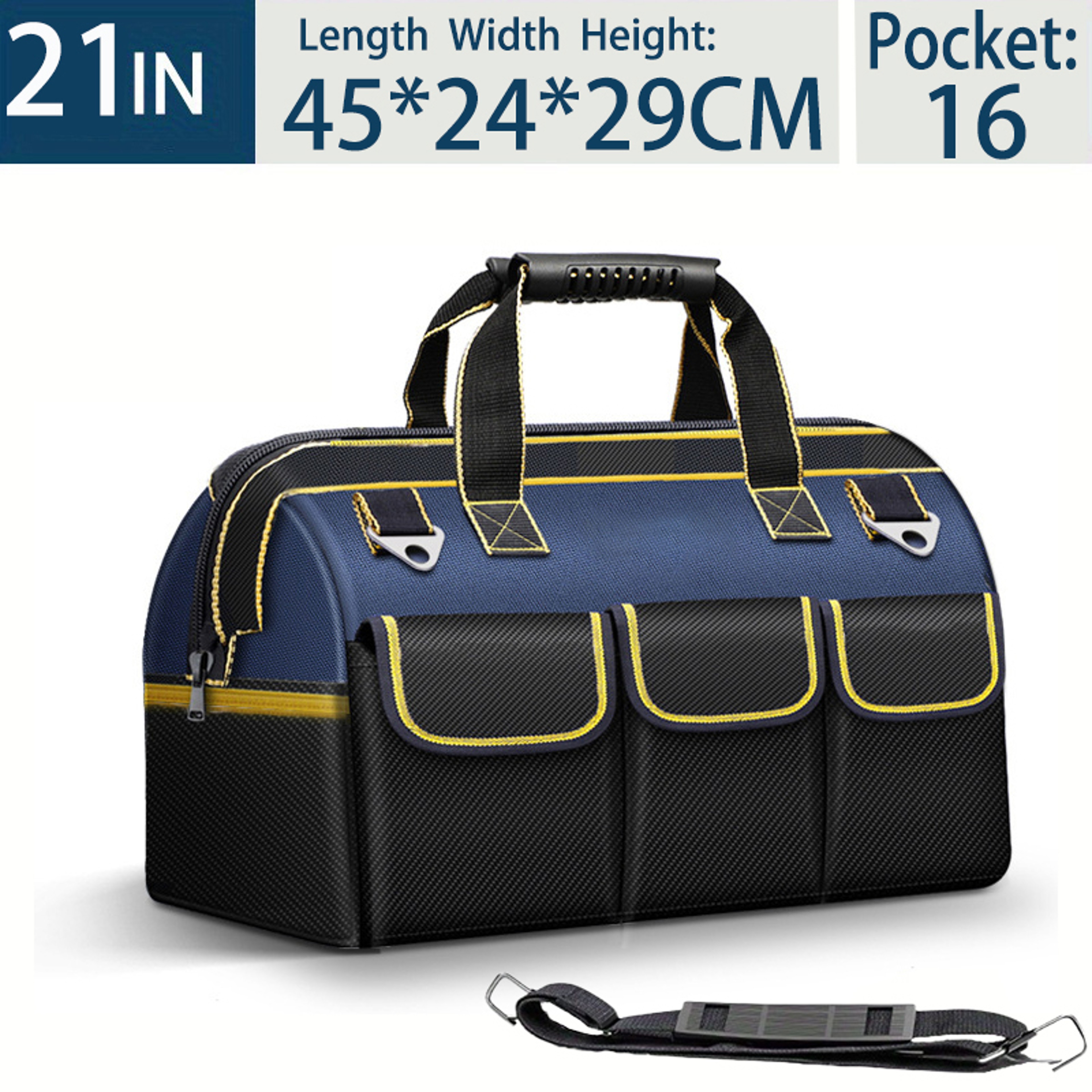 Heavy Duty Waterproof Tool Bag Large Capacity Electrician Tool Organizer – view 14