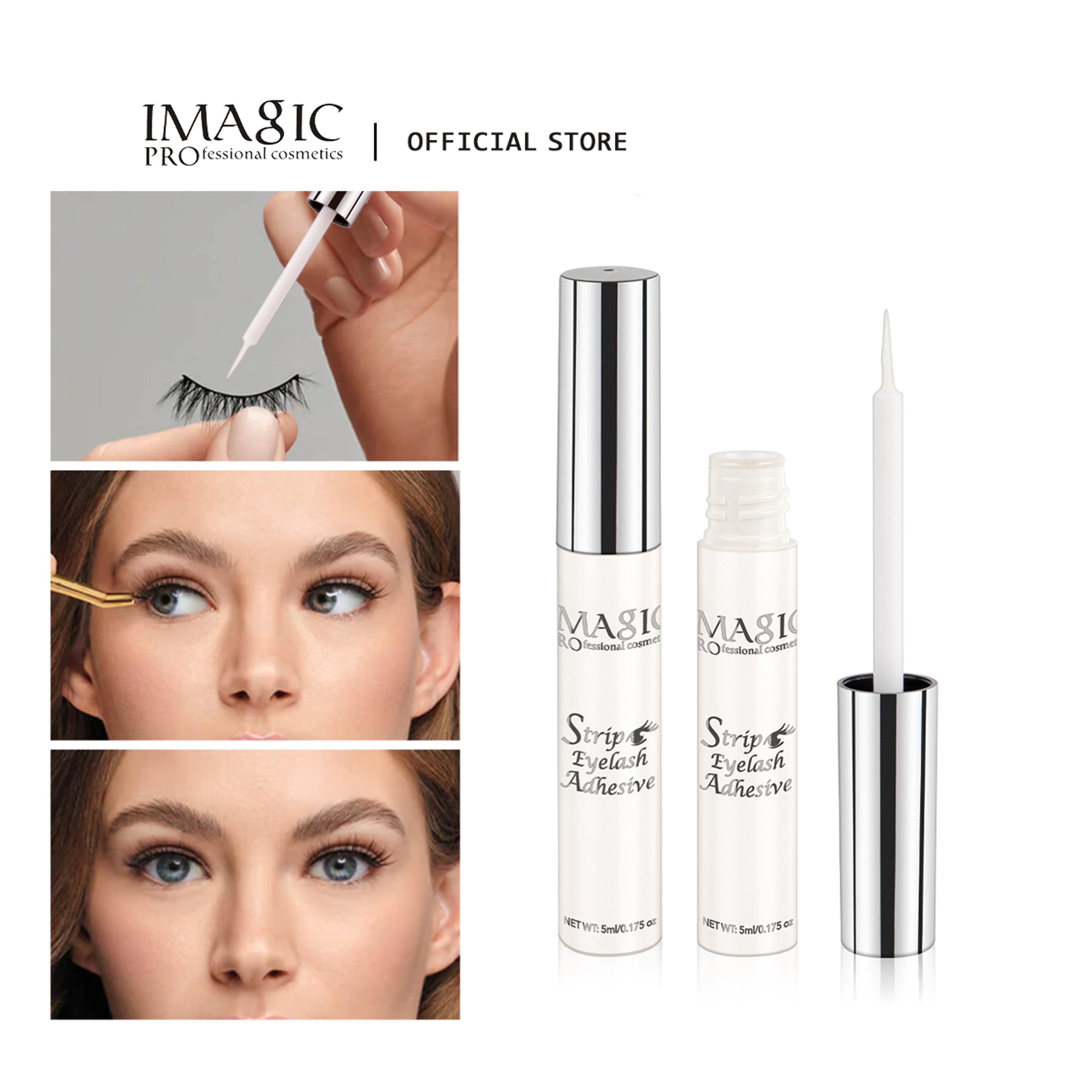 Waterproof Eyelash Glue Fast Dry Clear Strong Hold Lash Adhesive 1