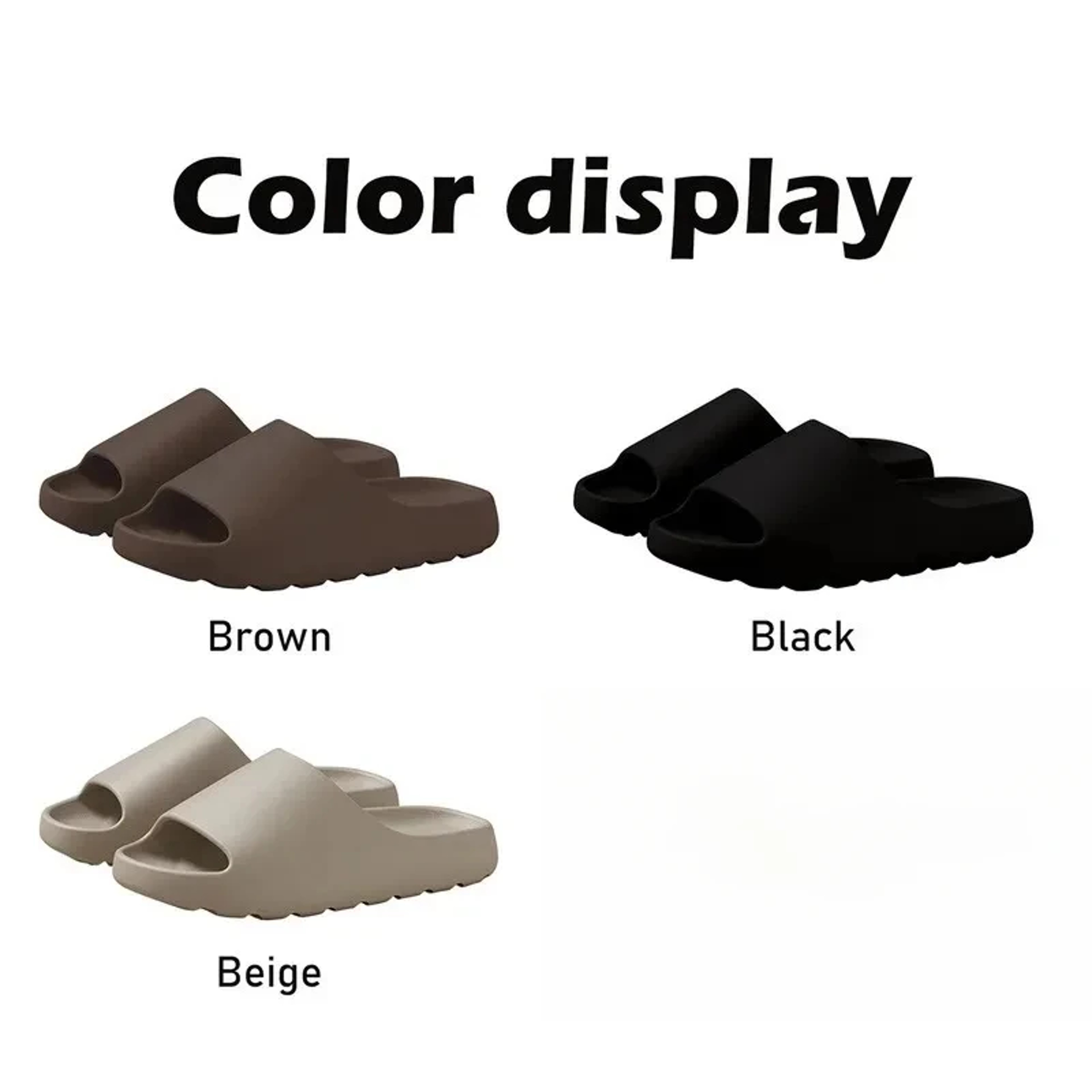 Cloud Step Unisex Cloud Slides Thick Sole EVA NonSlip Sandals 4