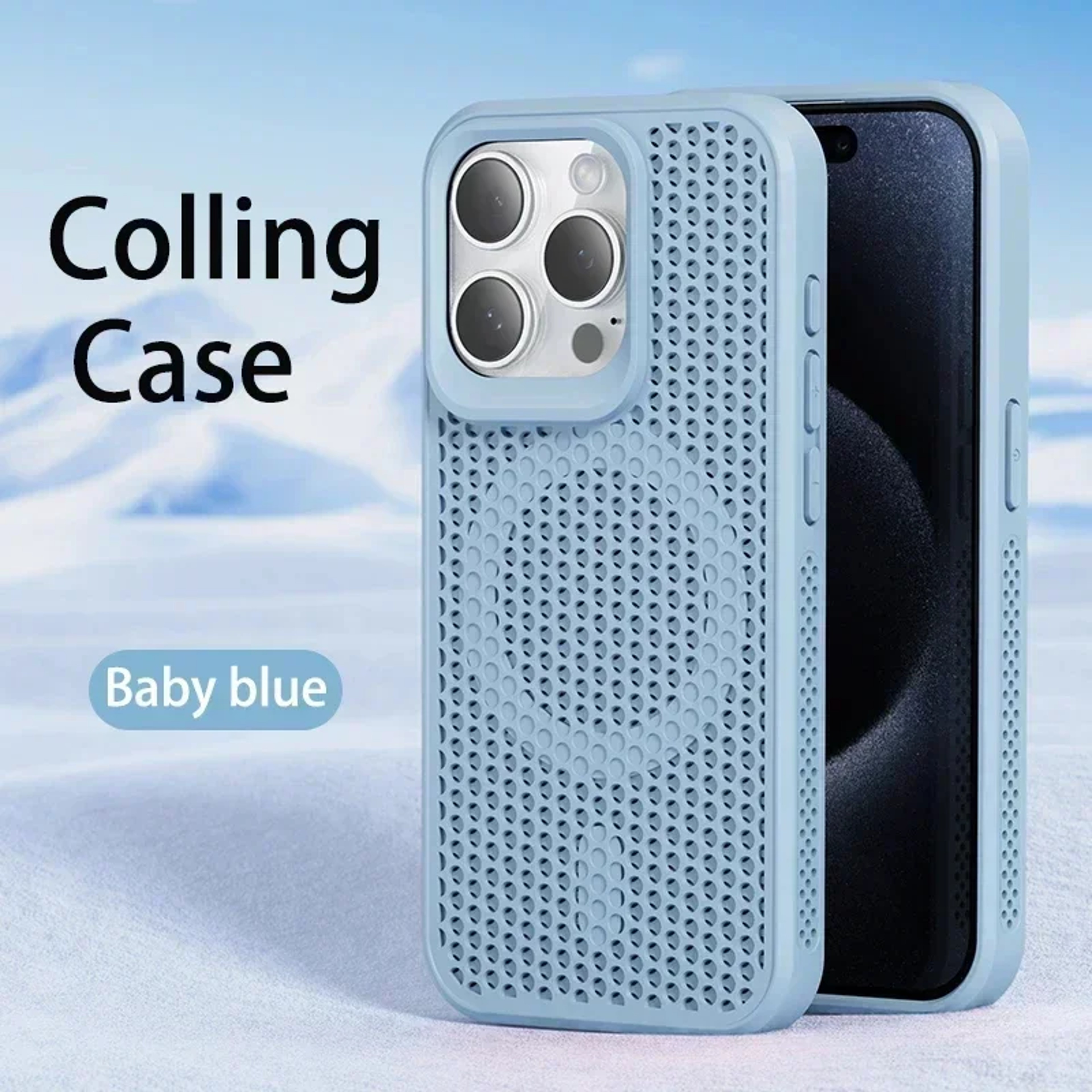 CoolFlow MagSafe Heat Dissipation IPhone Case With Breathable Hard Back 12