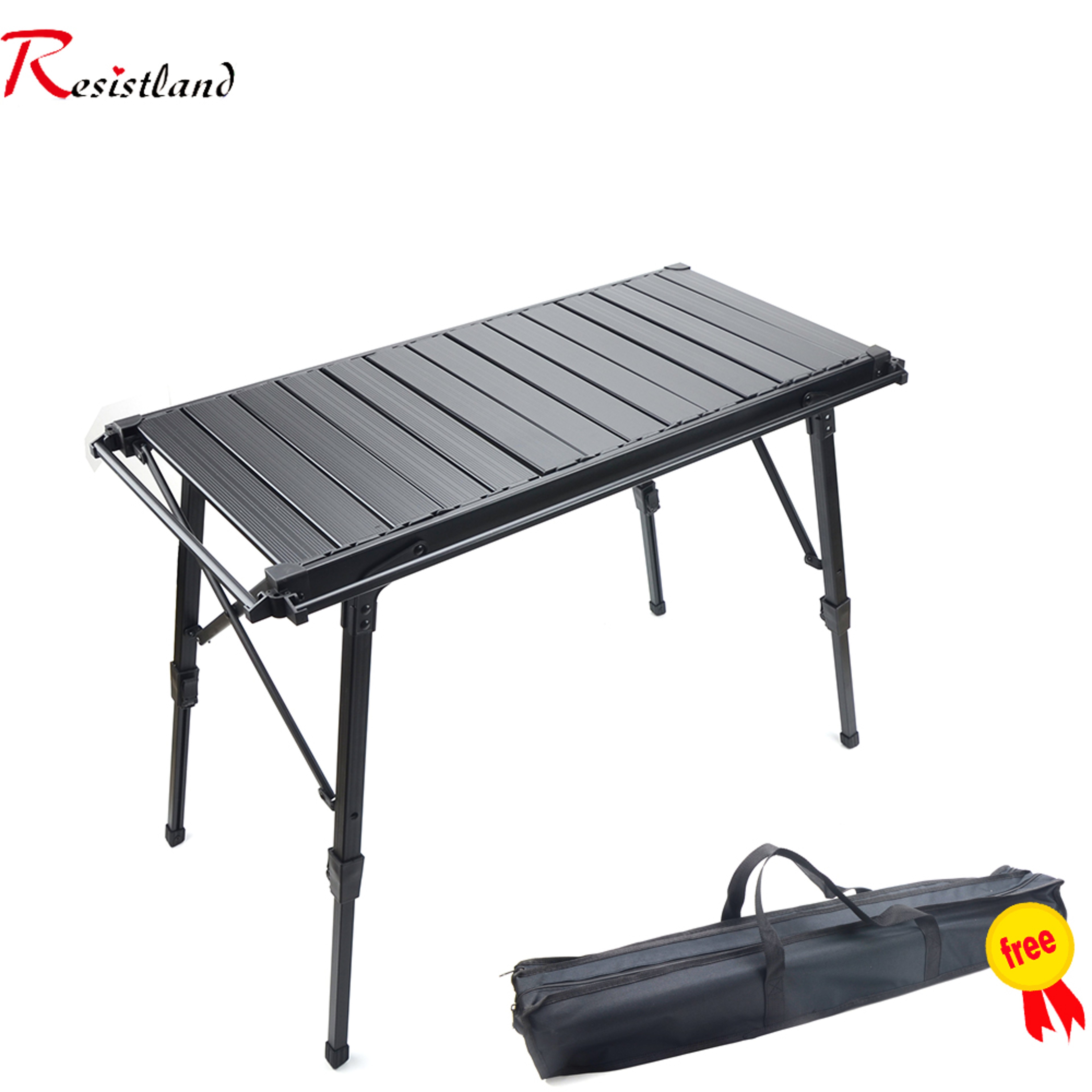 Portable IGT Folding Camping Table With Adjustable Height For Outdoor Cooking 7