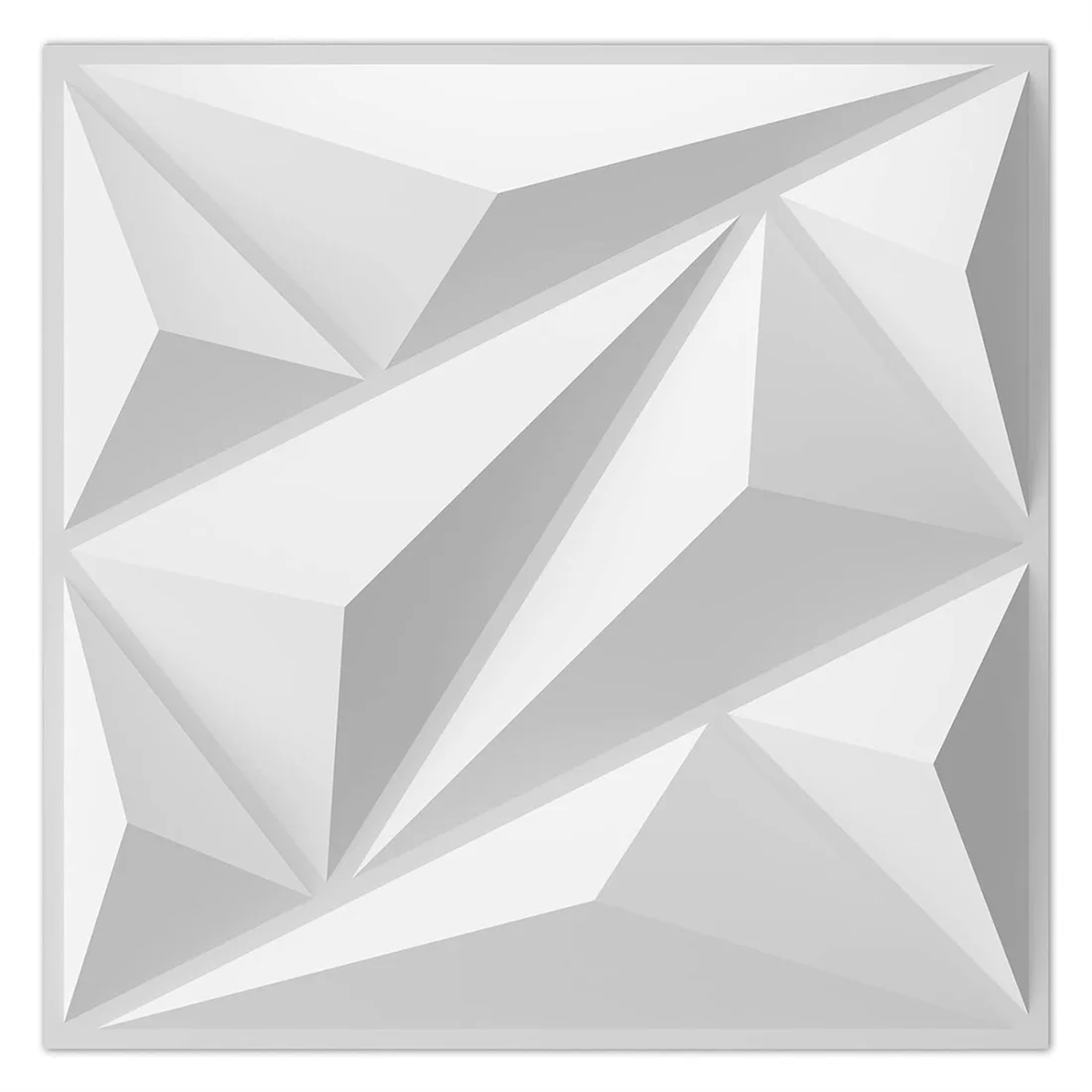 Diamond 3D Wall Panels Waterproof PVC Textured Wall Decor 10 Piece Set 0