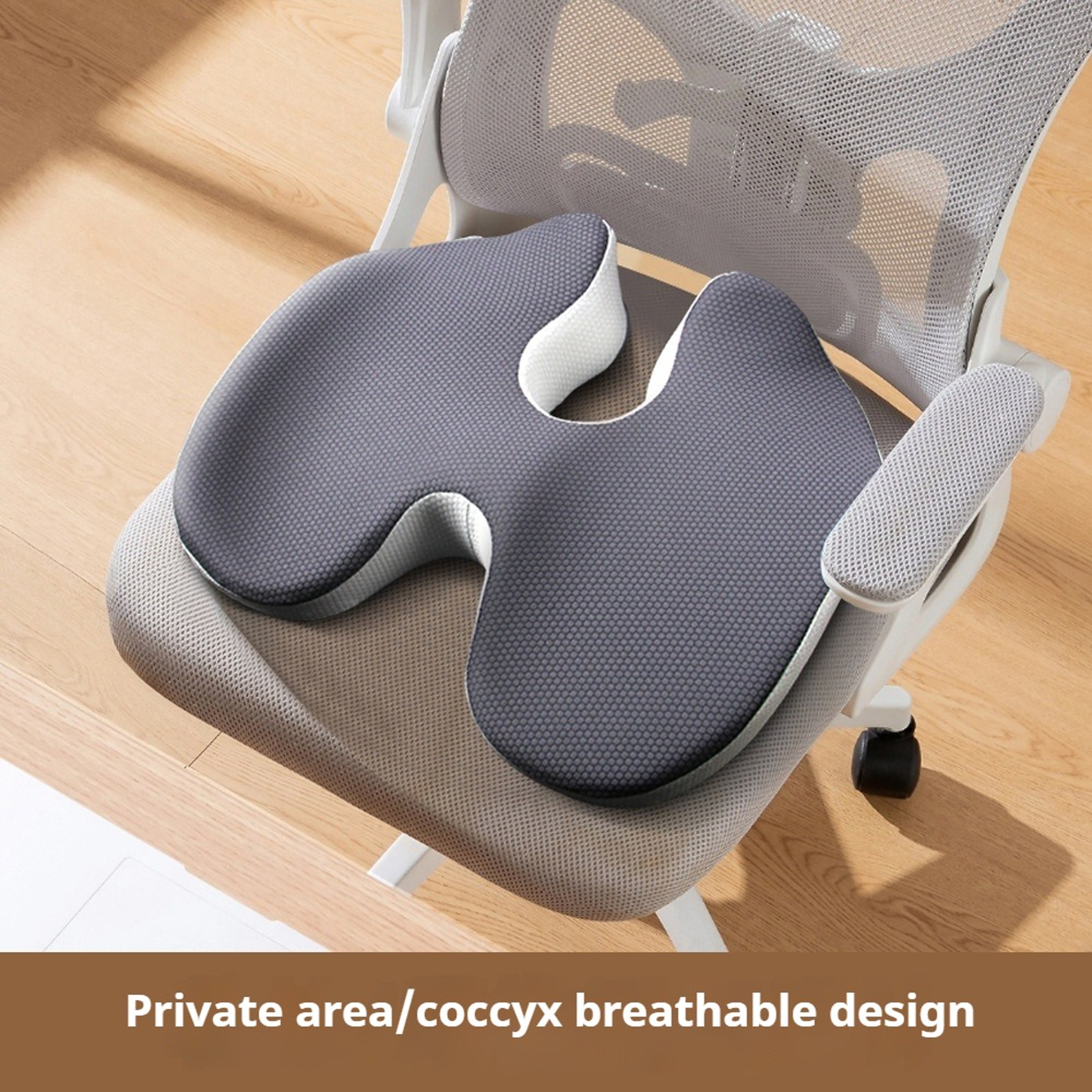 Orthopedic Memory Foam Seat Cushion For Tailbone Support And Sciatica Comfort 1