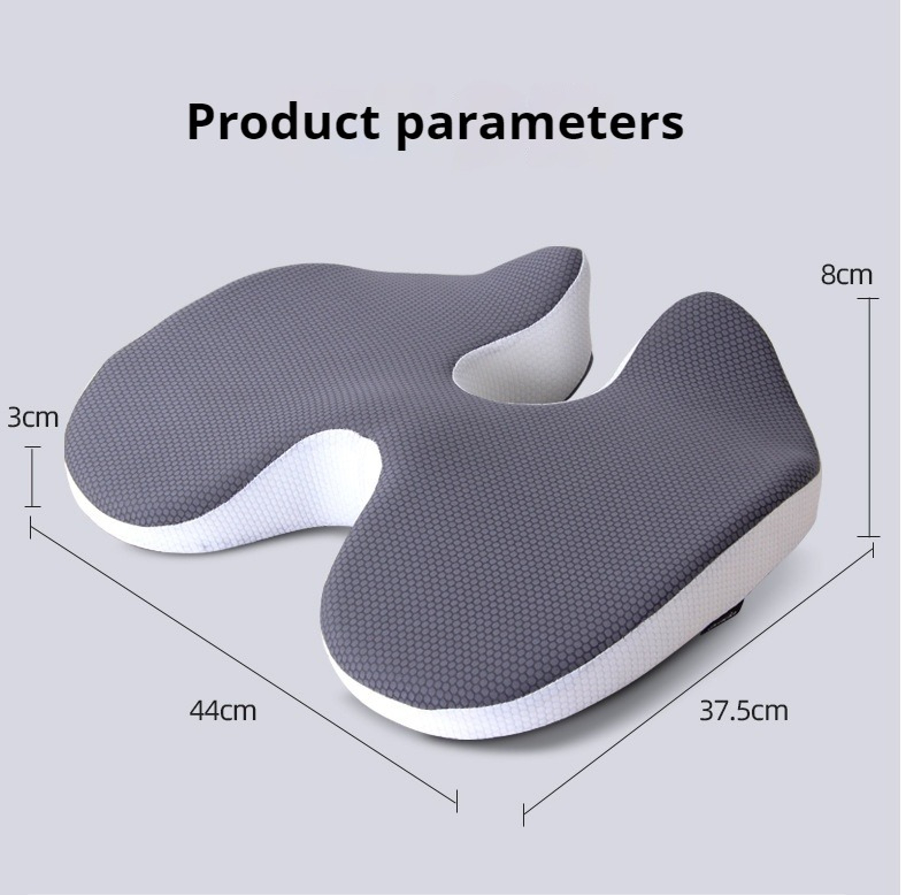 Orthopedic Memory Foam Seat Cushion For Tailbone Support And Sciatica Comfort 6