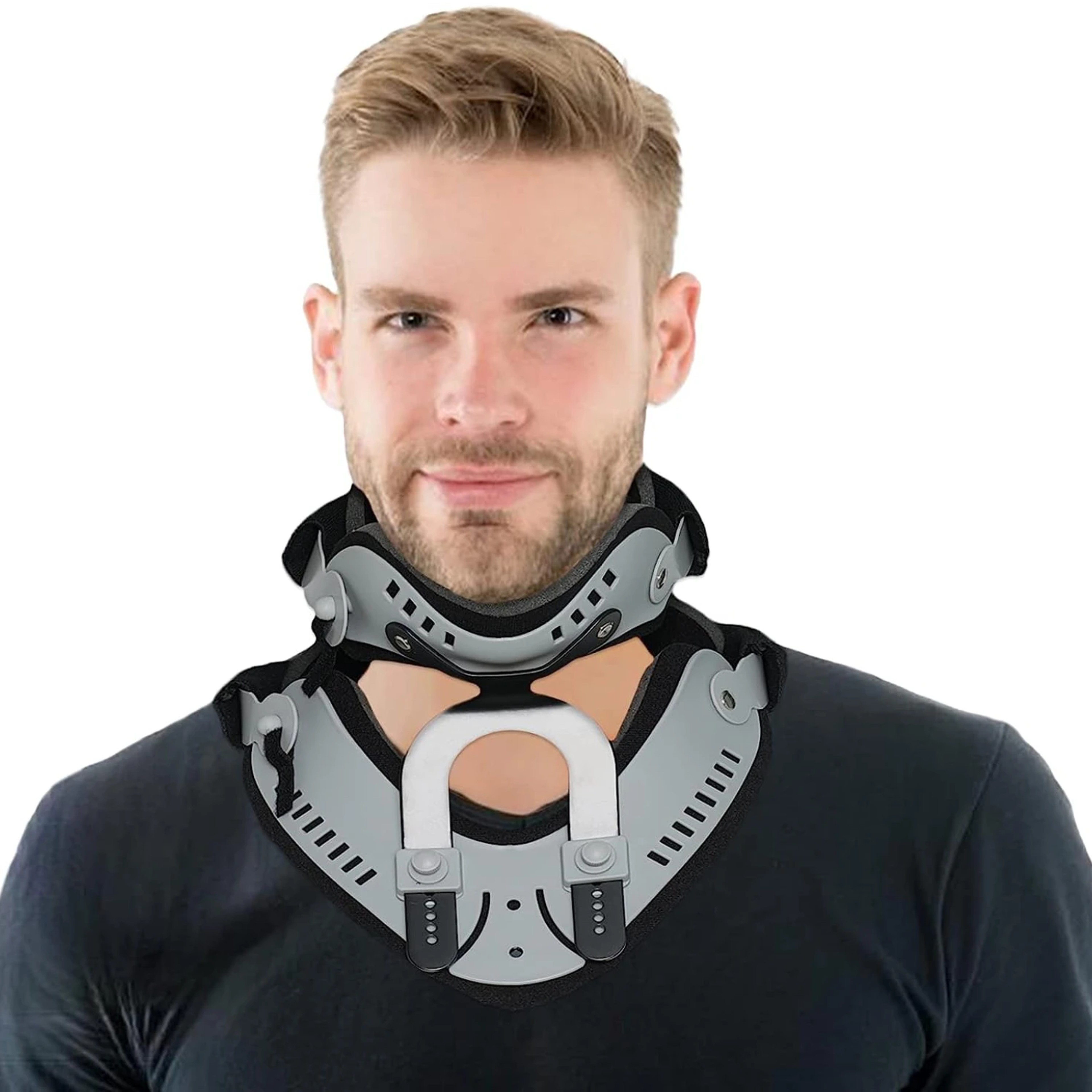 Adjustable Cervical Neck Brace Support For Spine Alignment And Posture Correction 1