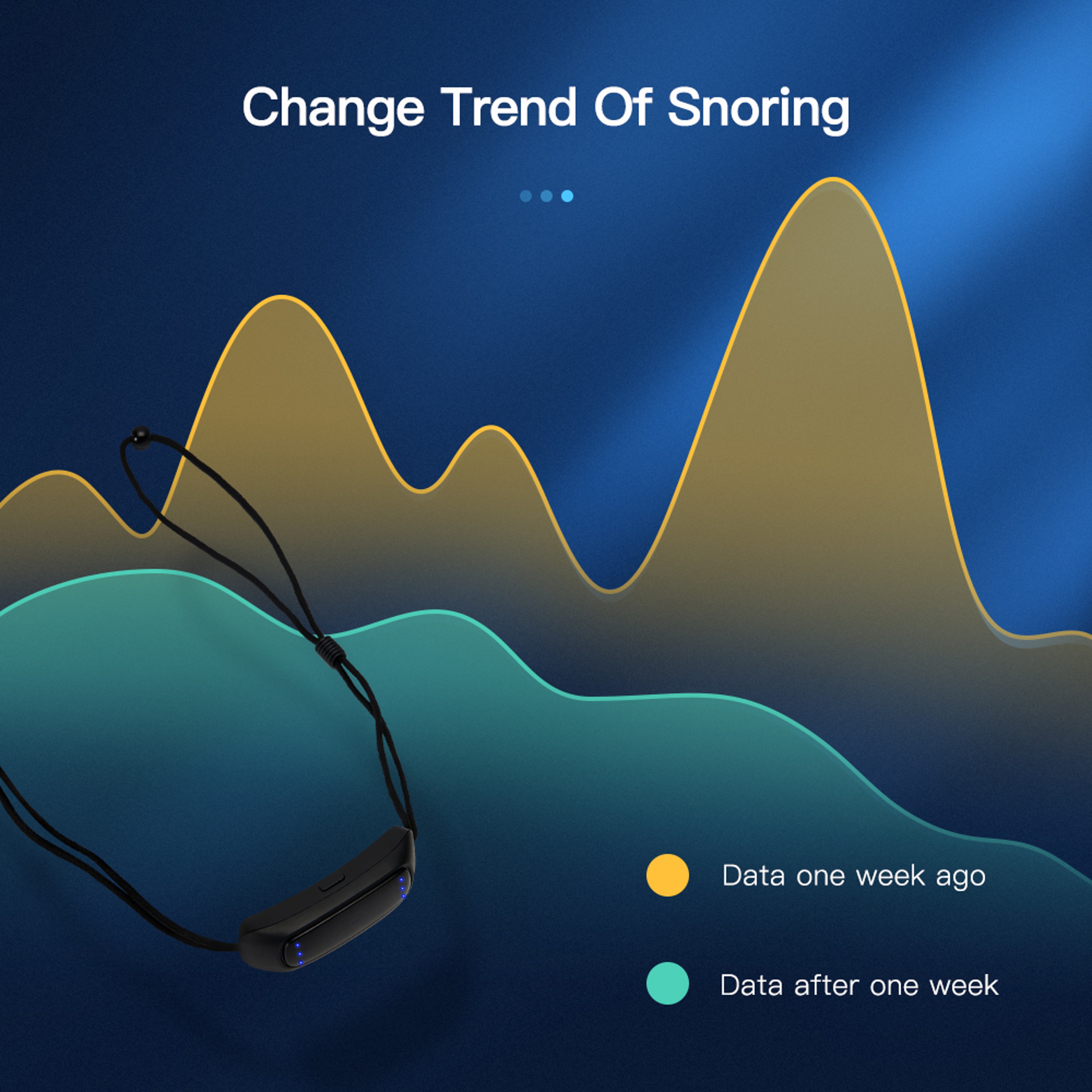 Smart EMS Anti Snoring Device USB Rechargeable Snore Relief Sleep Aid 3