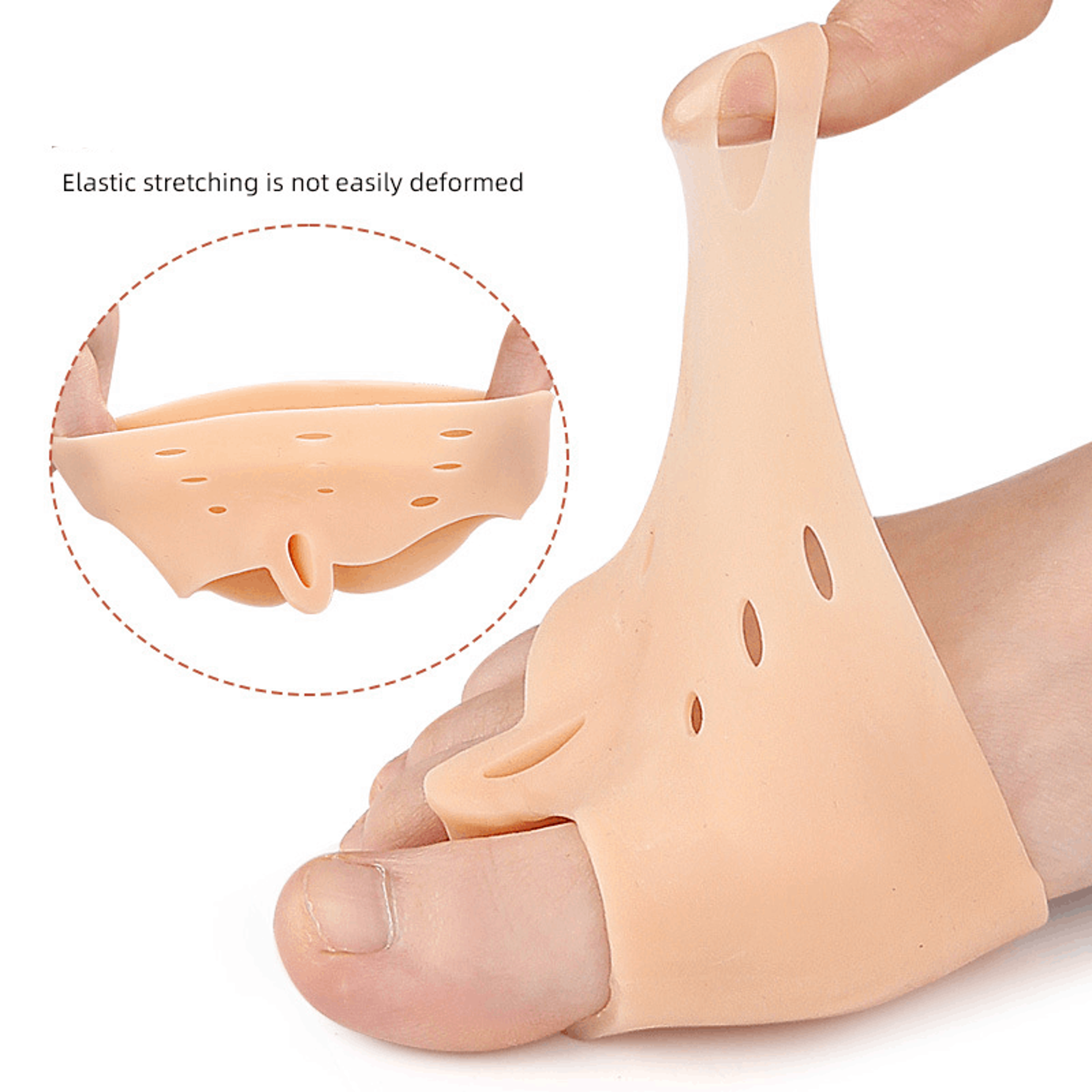 Silicone Toe Separators Bunion Corrector for Hallux Valgus Relief – view 4