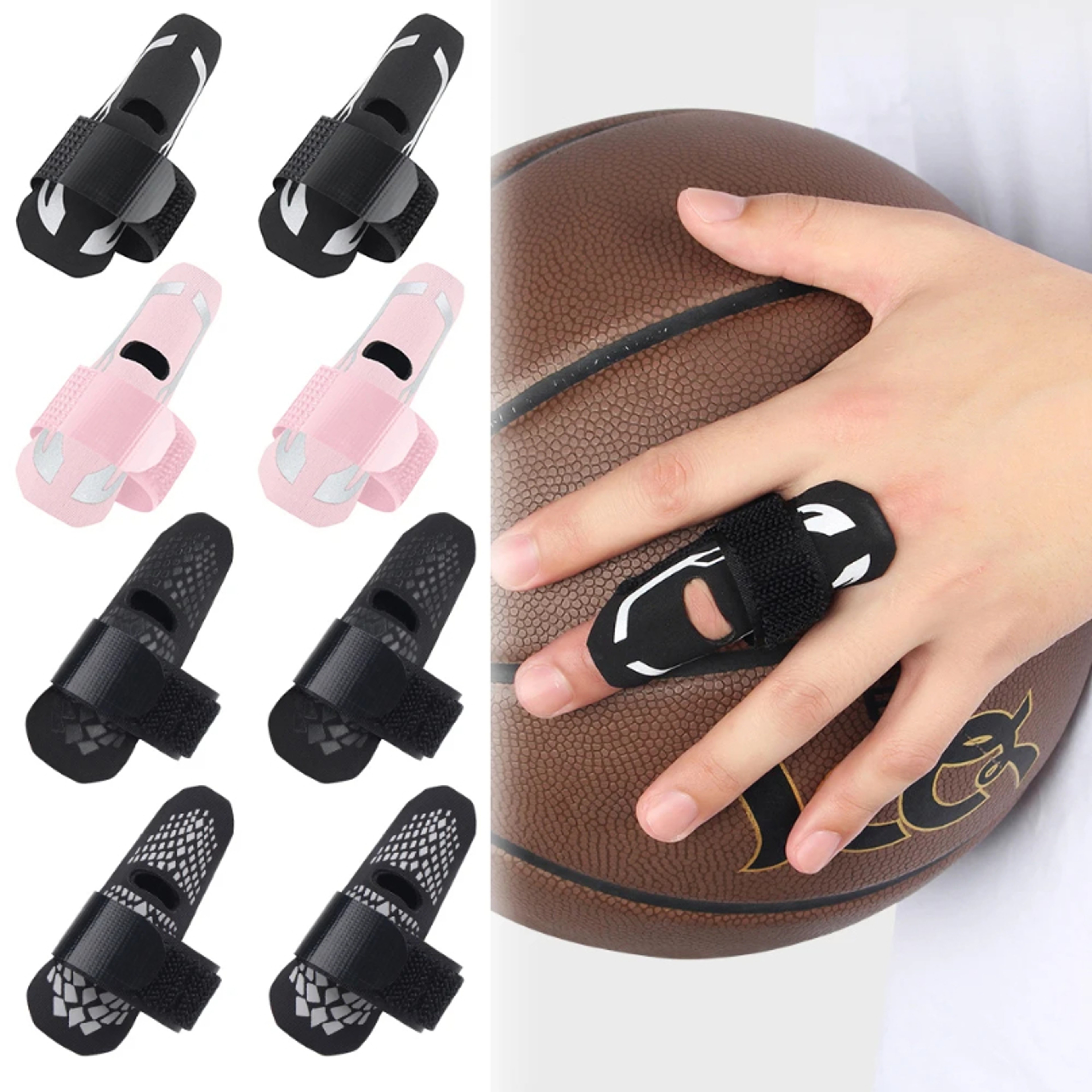 2Pcs Adjustable Trigger Finger Splint and Sports Finger Support Wraps – view 1