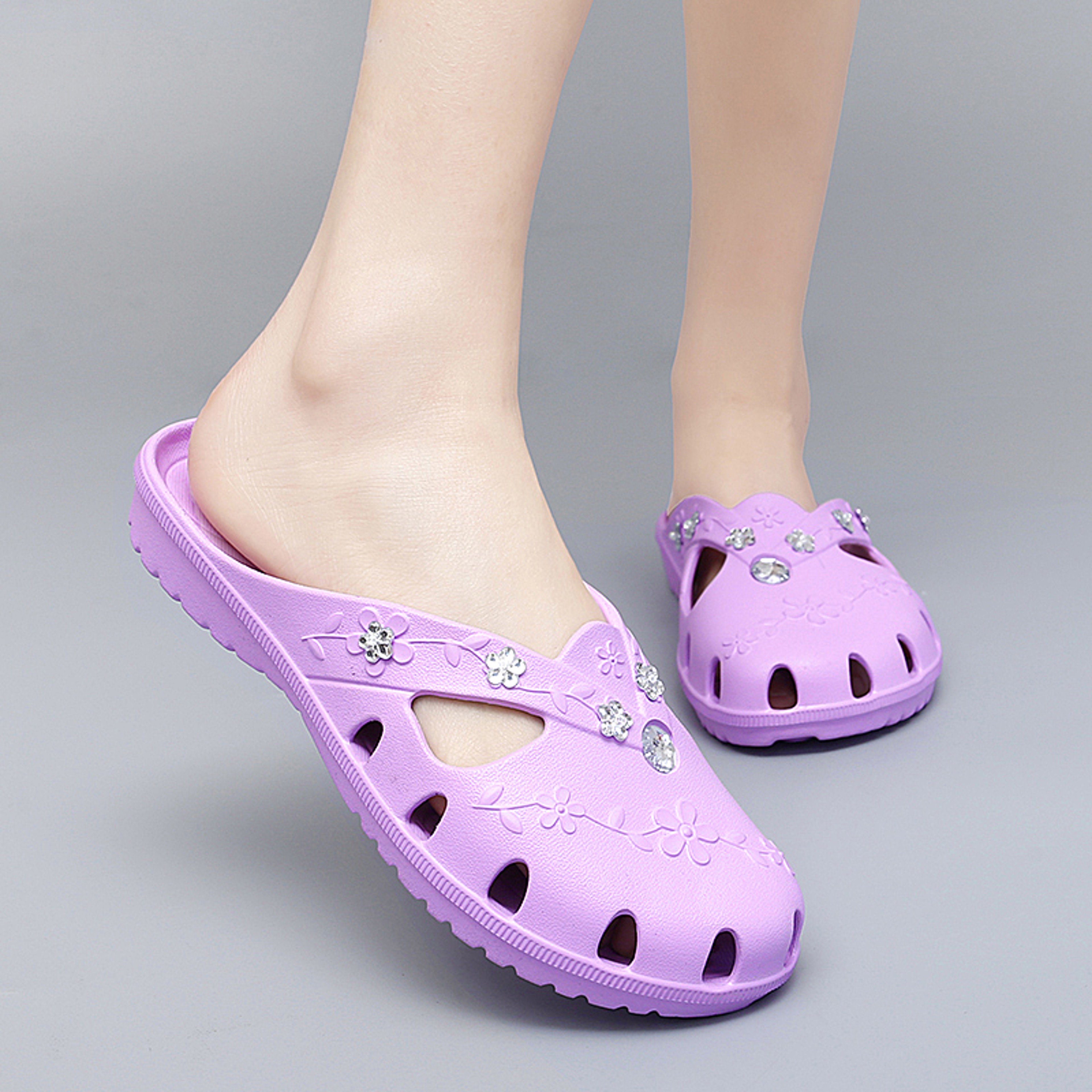 Breathable Womens Casual Clogs Lightweight Summer Beach Sandals – view 10