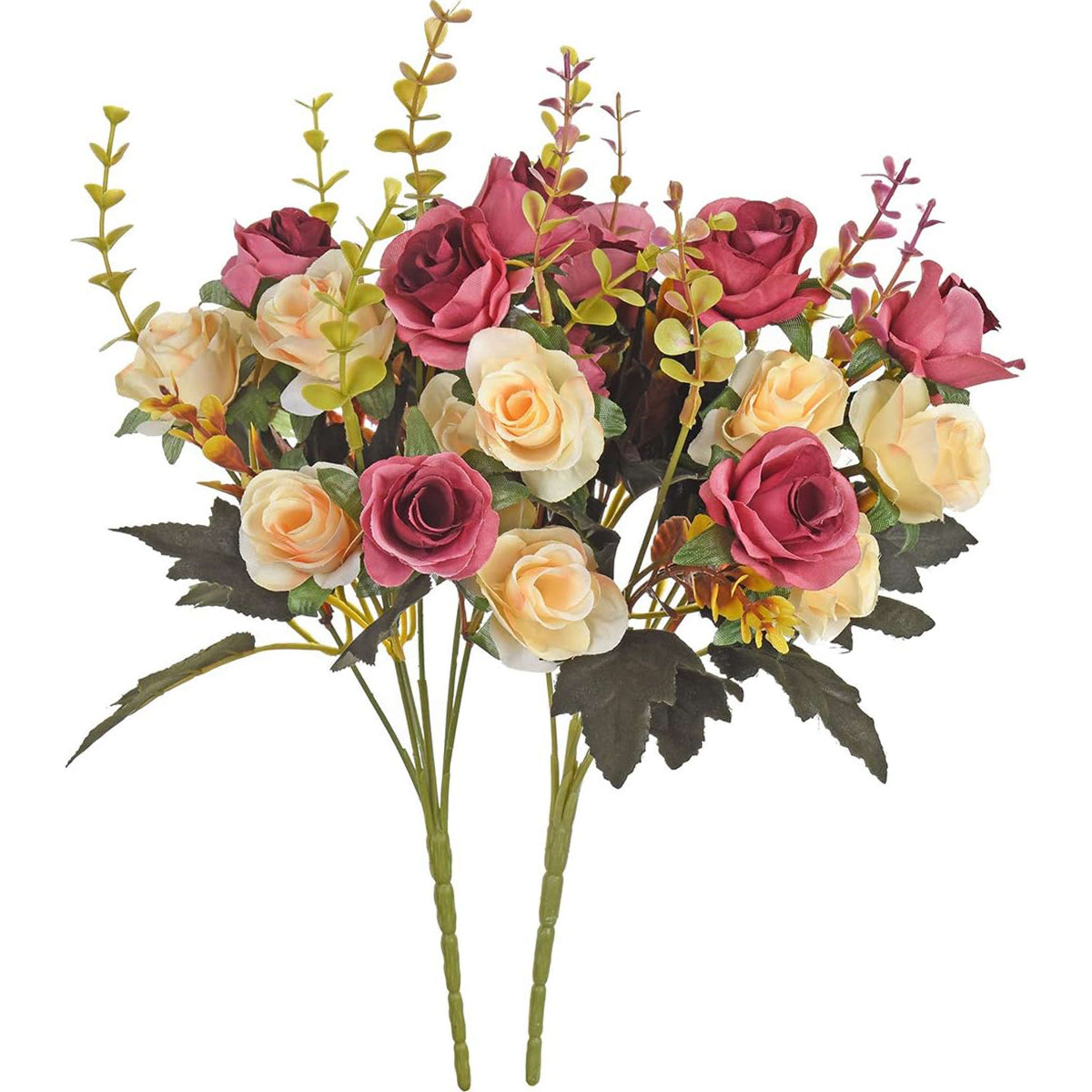 Silk Rose Artificial Flowers for Wedding Bouquets Home Decor and DIY Floral Crafts – view 11