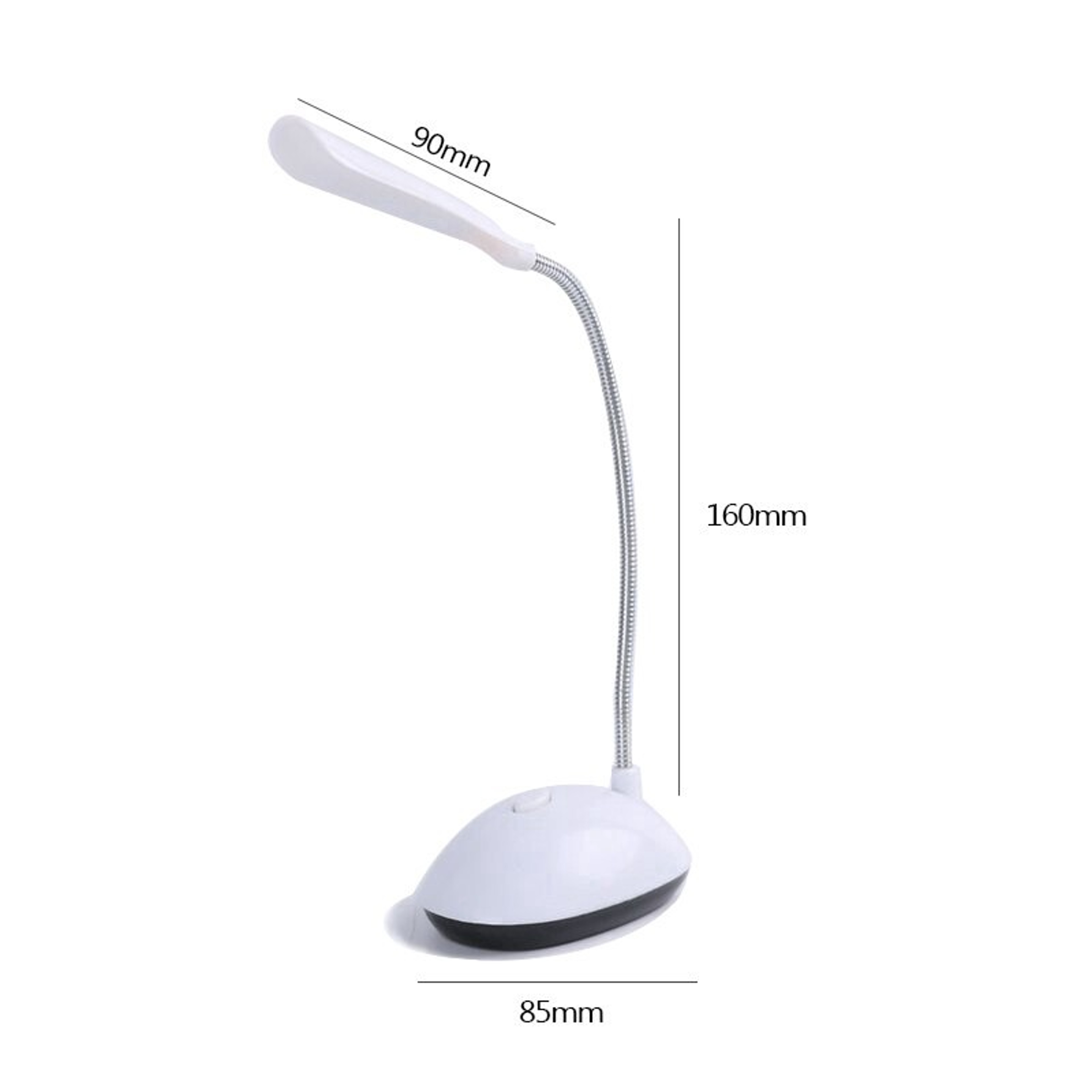 Foldable LED Desk Lamp Eye Friendly Battery Powered Reading Light – view 6