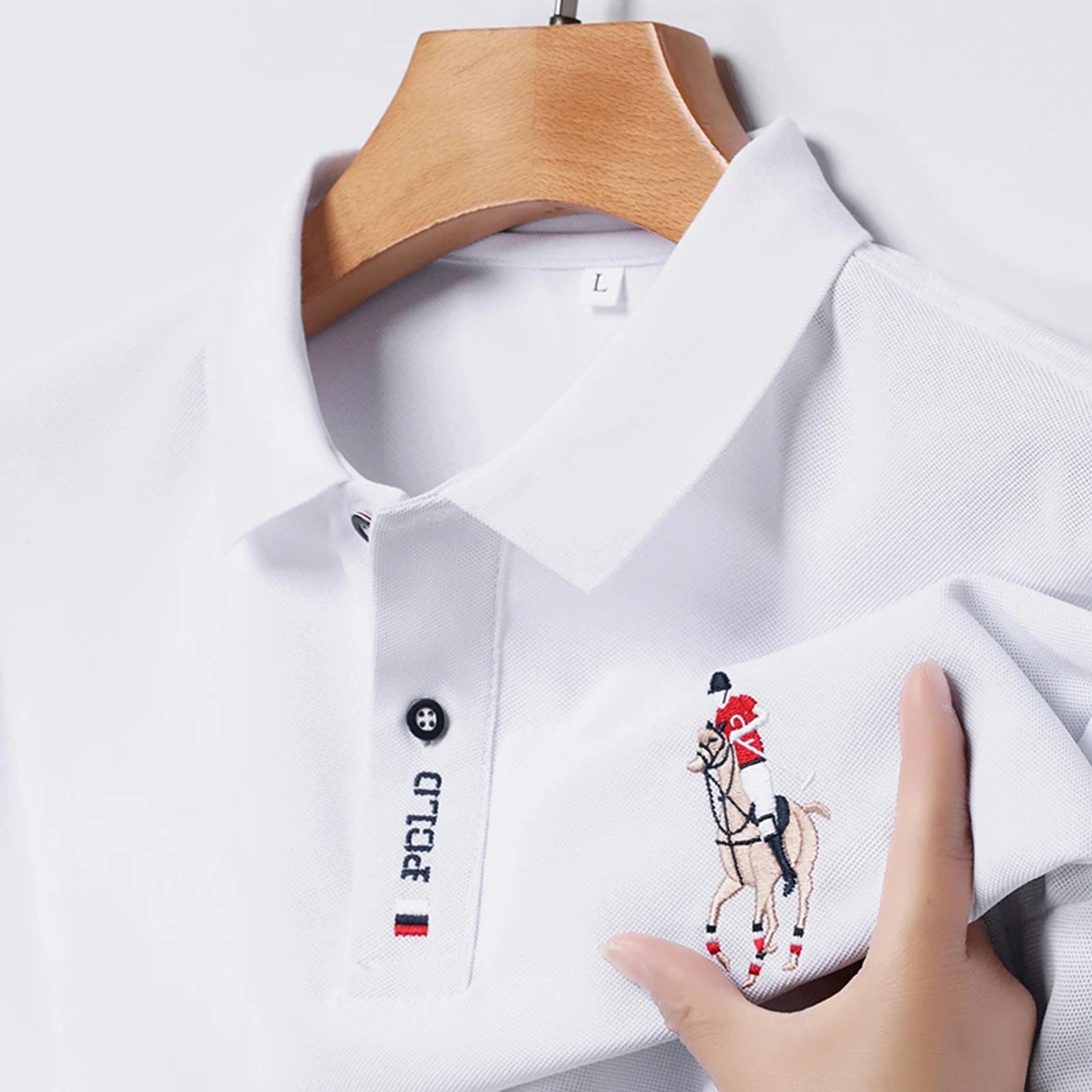Men's Embroidered Polo Shirt Comfortable Short Sleeve Casual Summer Top – view 5