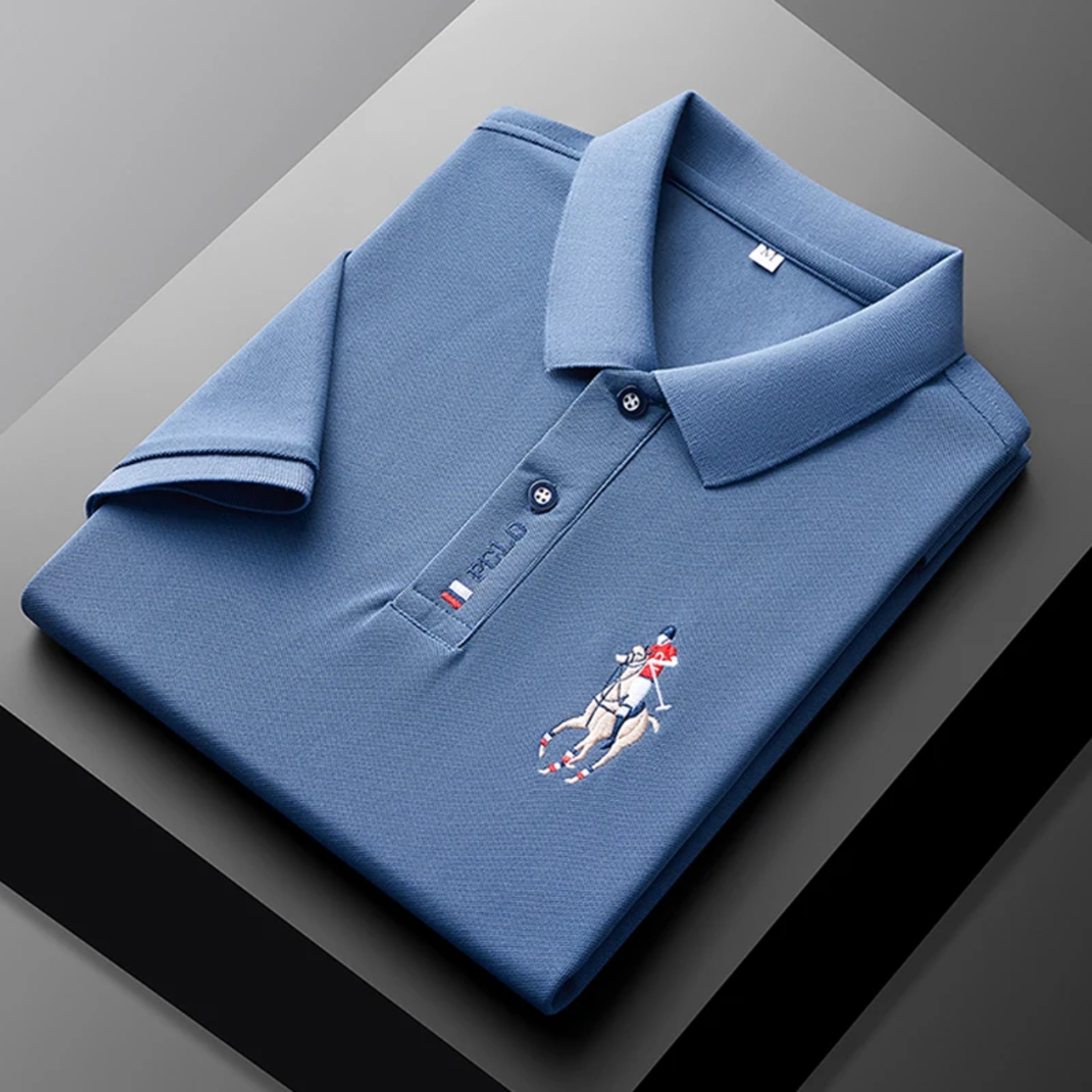 Men's Embroidered Polo Shirt Comfortable Short Sleeve Casual Summer Top – view 8