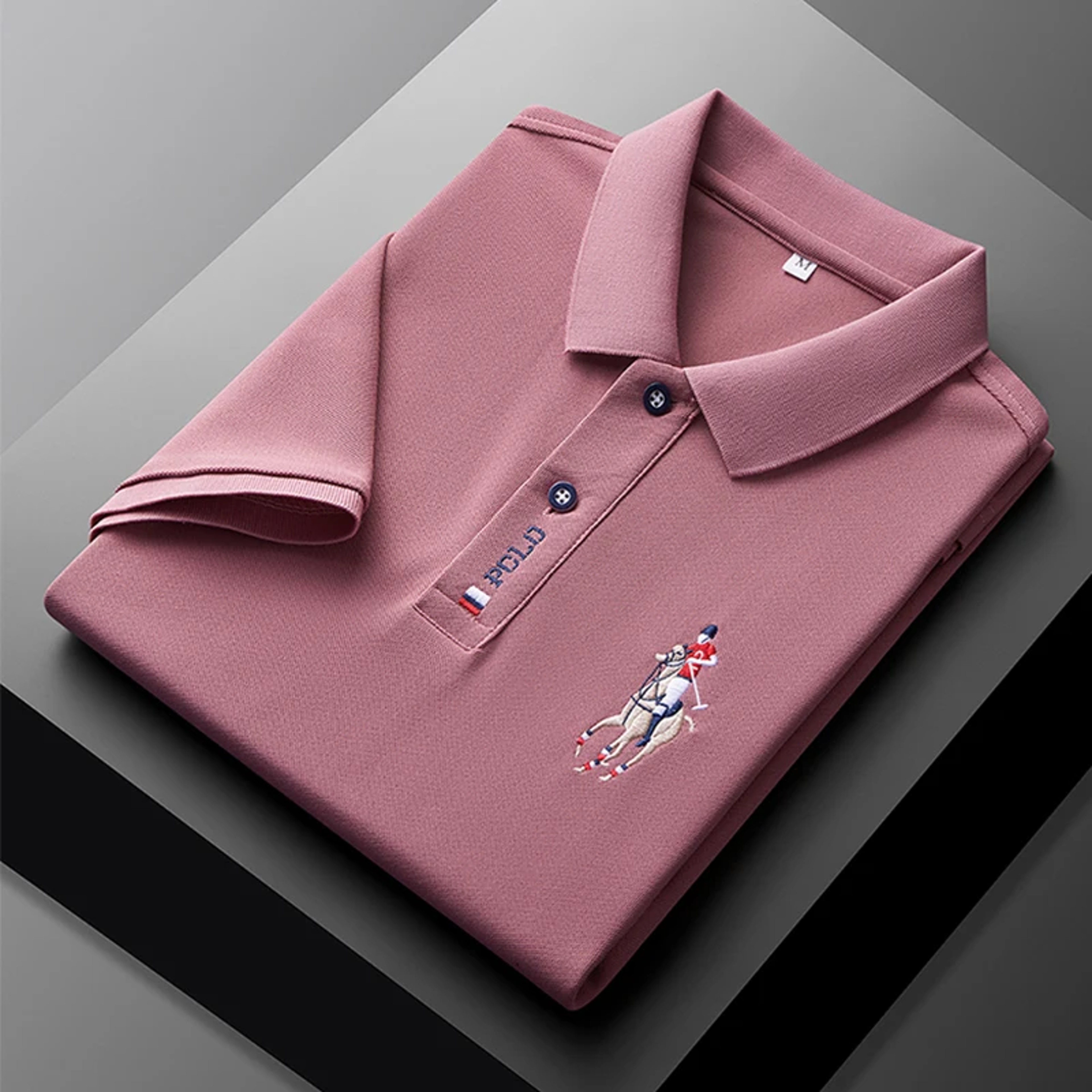 Men's Embroidered Polo Shirt Comfortable Short Sleeve Casual Summer Top – view 14