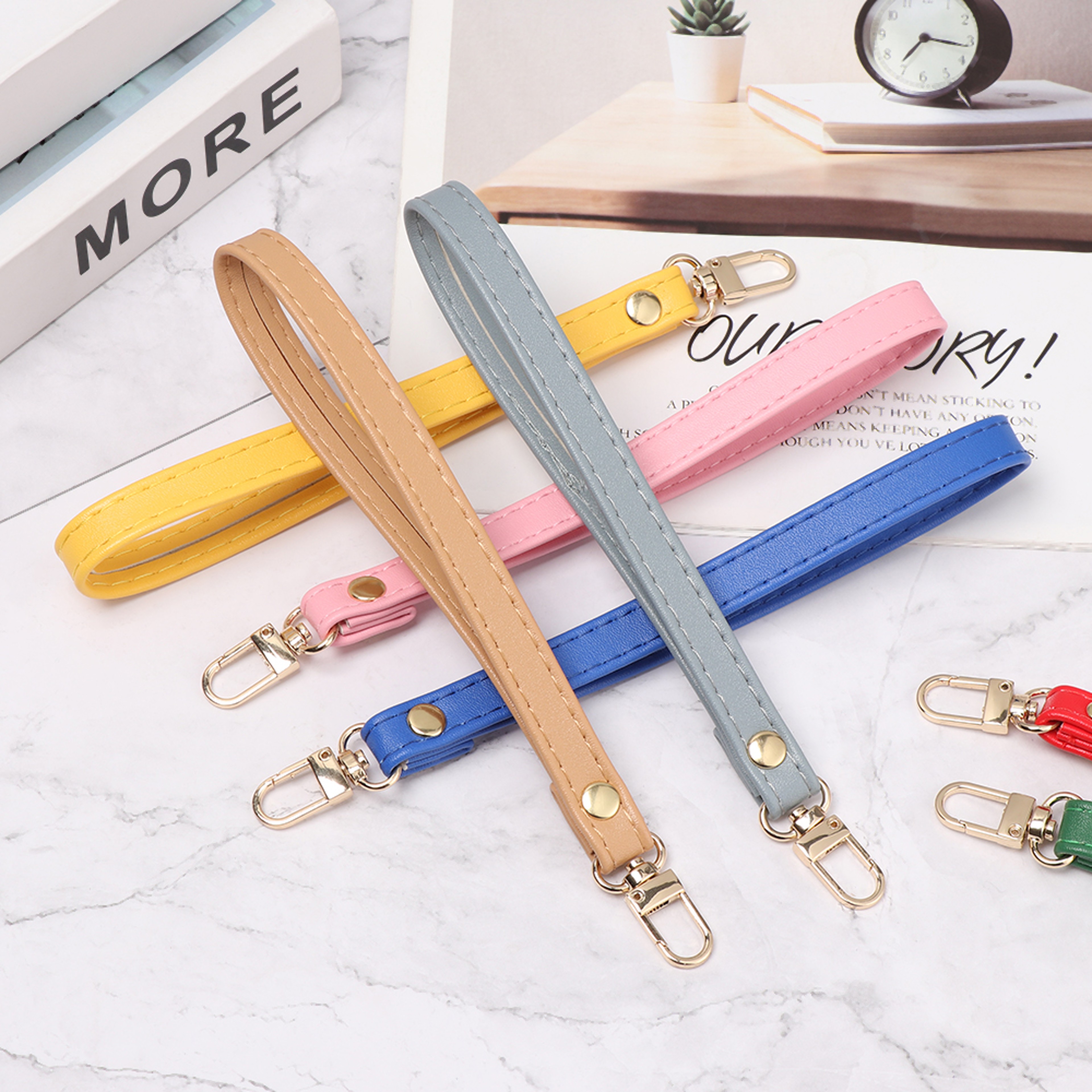 PU Leather Wristlet Strap Replacement Handle For Handbags Clutches And Purses 2