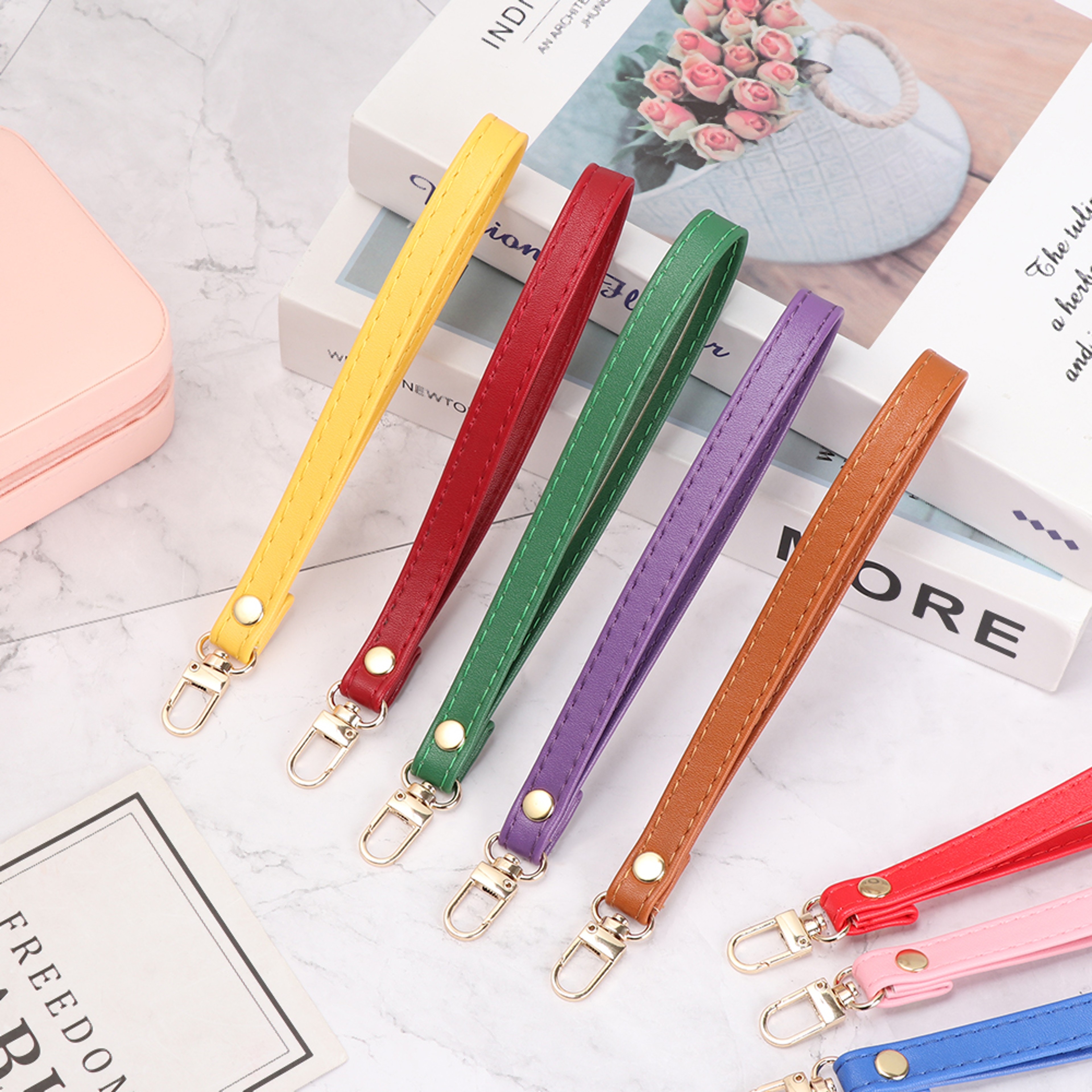 PU Leather Wristlet Strap Replacement Handle For Handbags Clutches And Purses 1