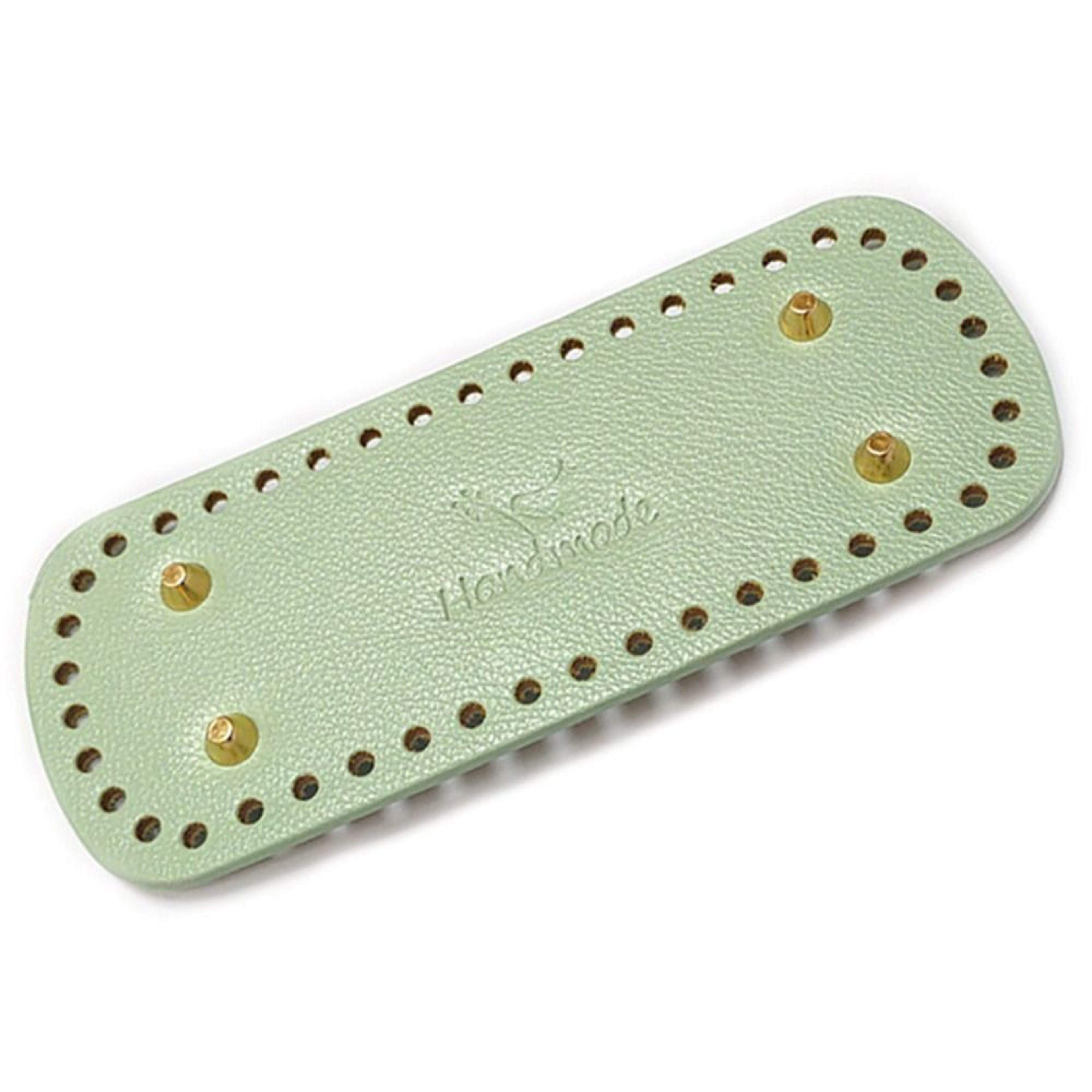 20cm PU Leather Crochet Bag Bottom Rectangle Base For DIY Handbags 7