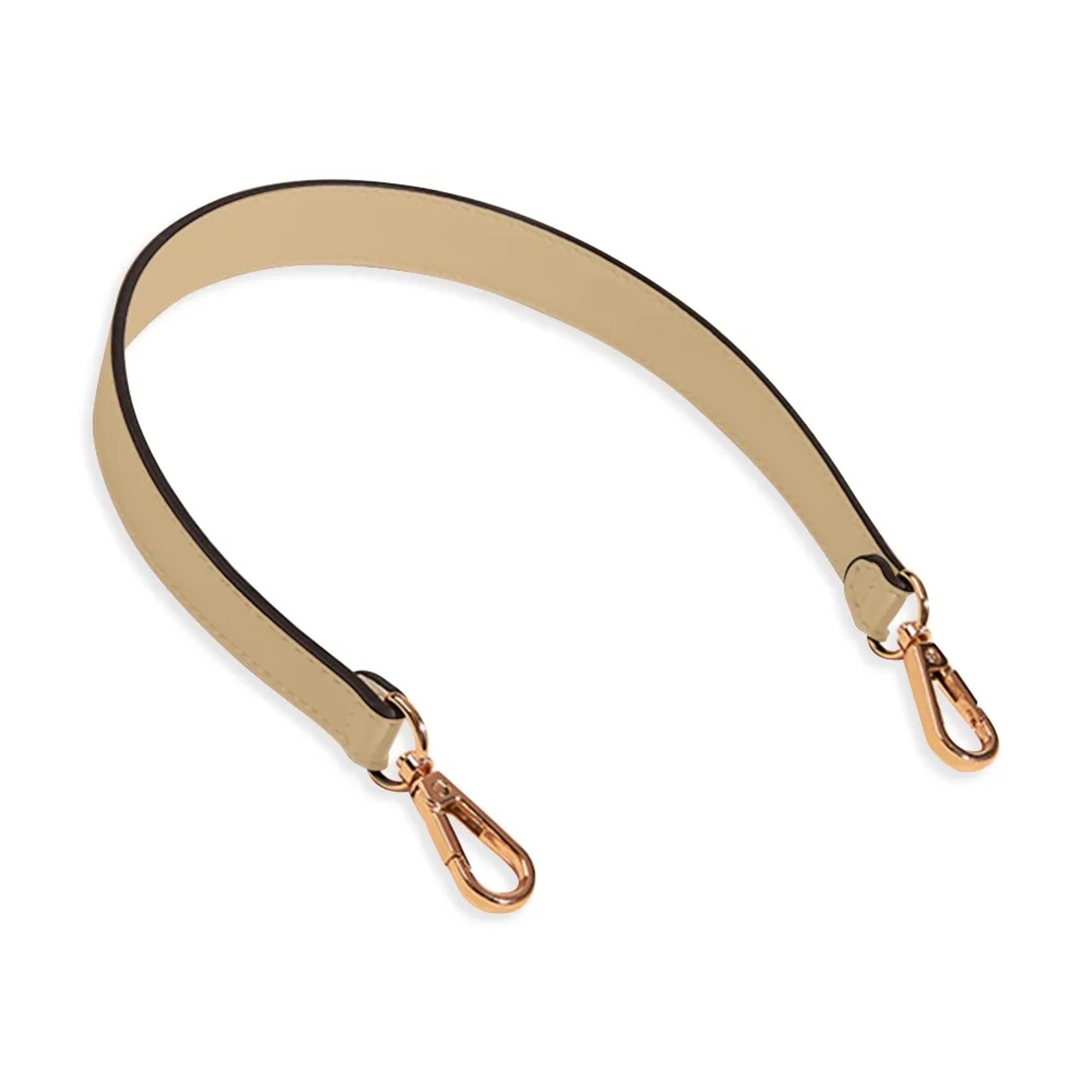 PU Leather Bag Strap Short Replacement Purse Strap with Gold Buckles – view 10