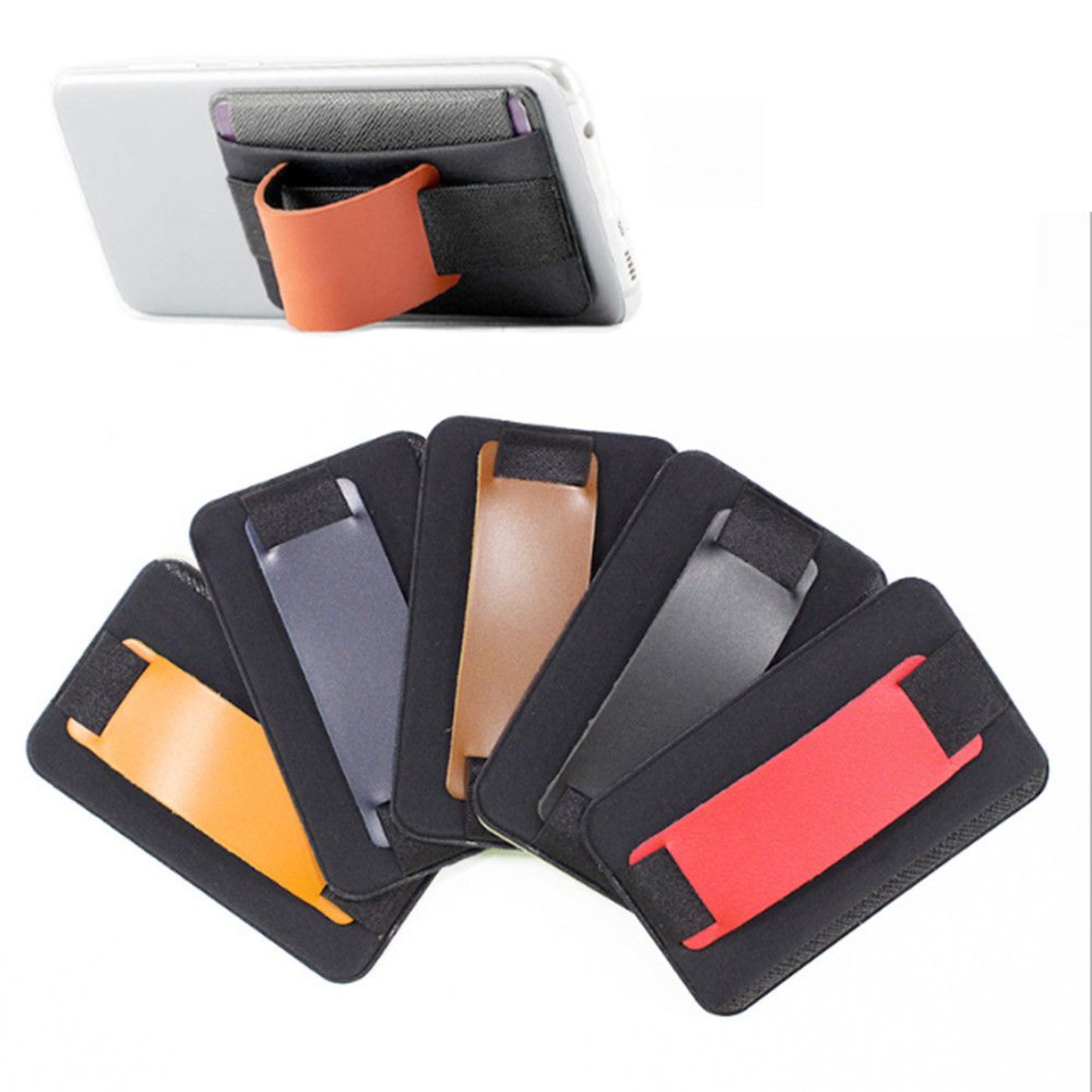 Universal Adhesive Phone Card Holder Wallet Pouch – view 1