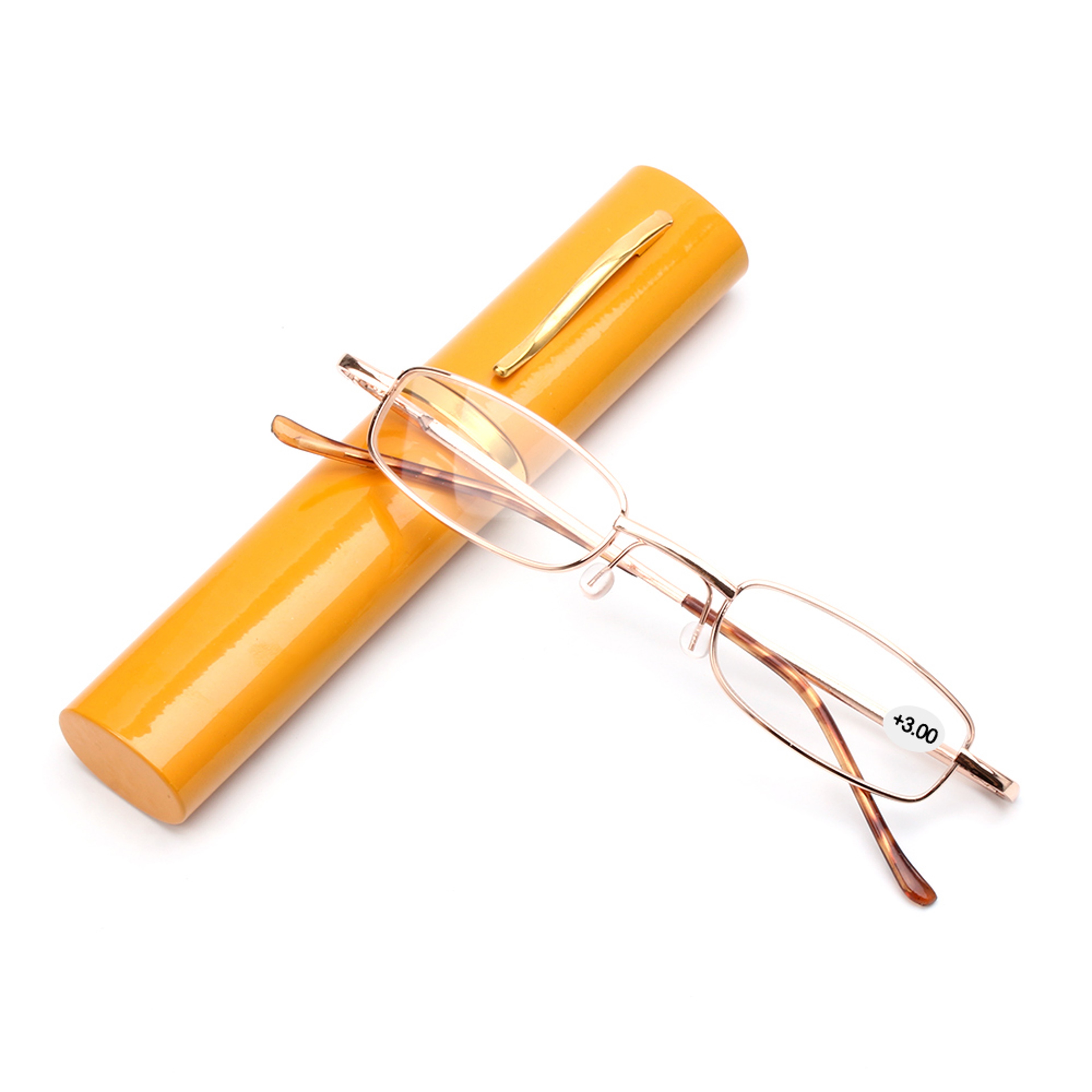 Compact Folding Reading Glasses With Tube Case For Men And Women 14