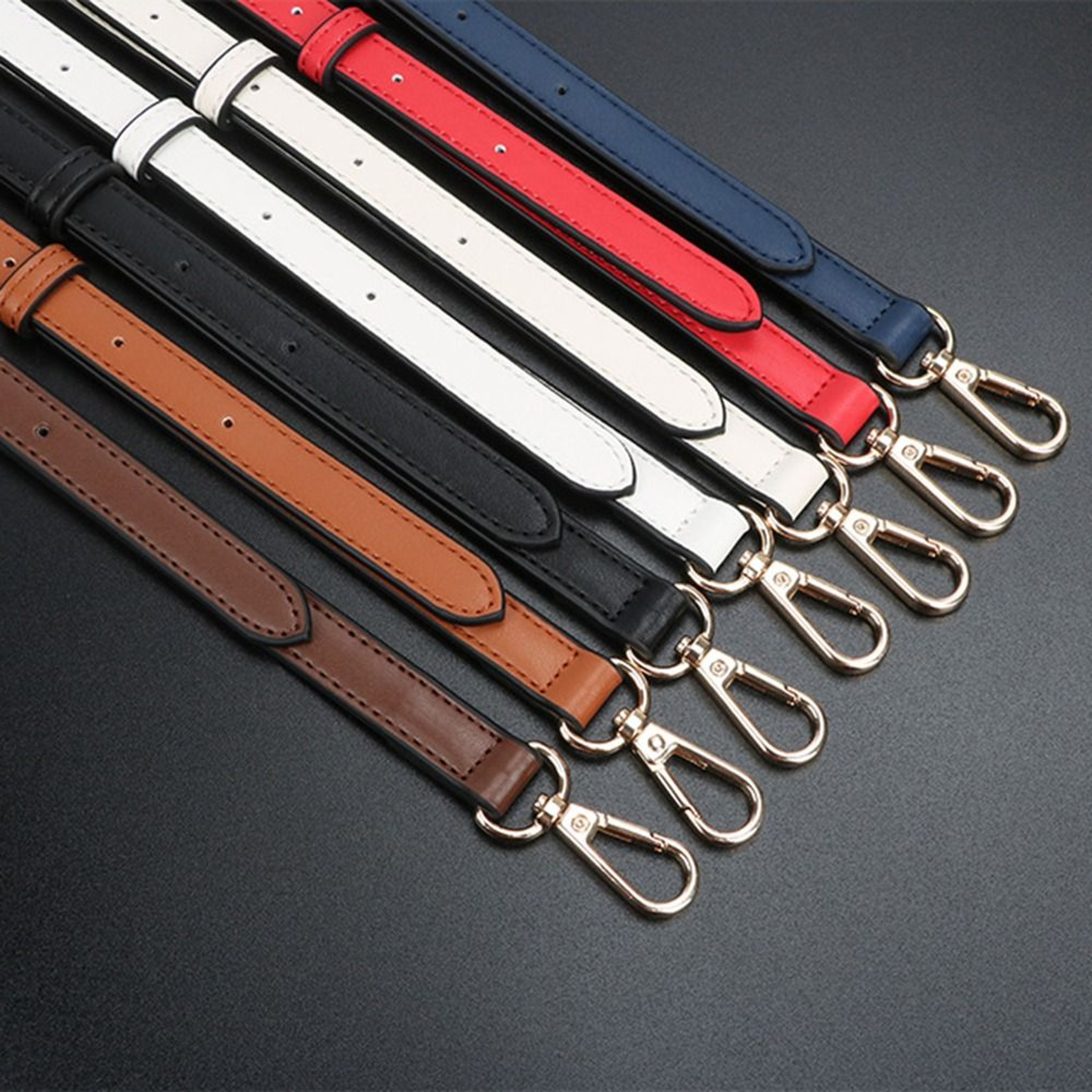 Adjustable Genuine Leather Crossbody Bag Strap Durable Handbag Replacement Belt 1