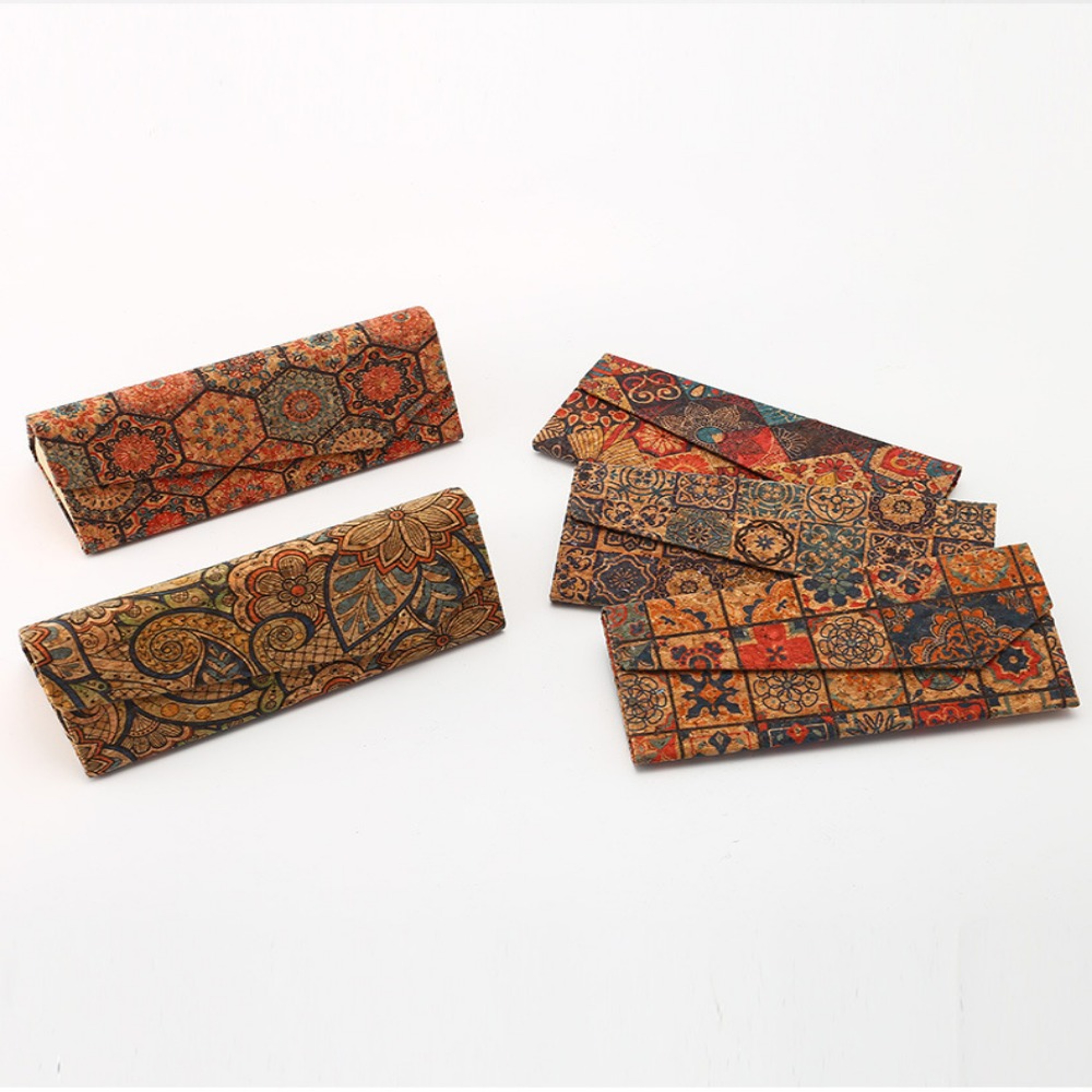 Retro Totem Folding Glasses Case Portable Sunglasses Case for Travel – view 7
